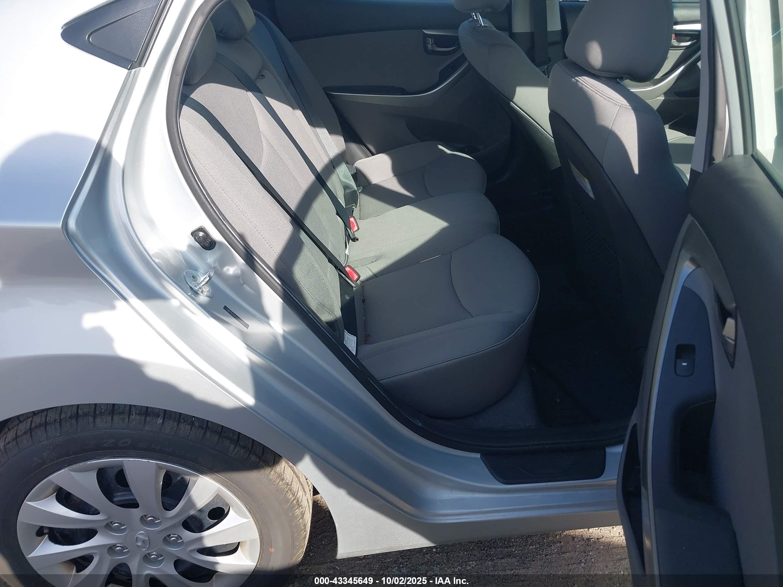2013 Hyundai Elantra Gls Silver vin: 5NPDH4AE7DH196149