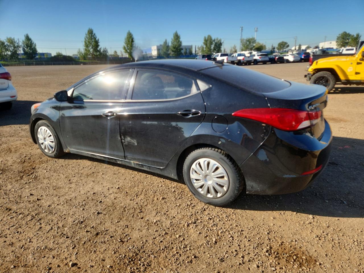 2013 Hyundai Elantra Gls Black vin: 5NPDH4AE7DH205674