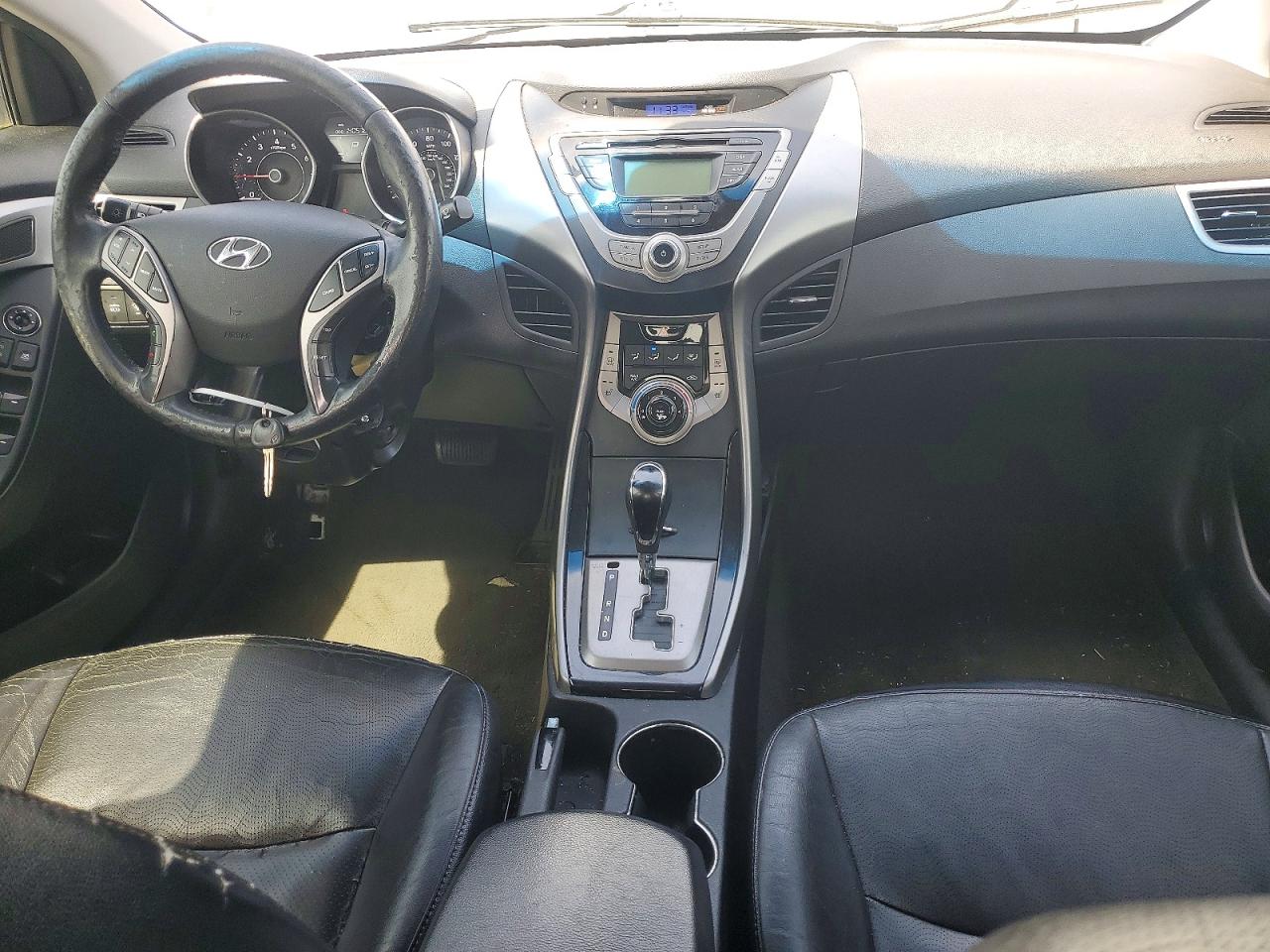 2013 Hyundai Elantra Limited Silver vin: 5NPDH4AE7DH206808