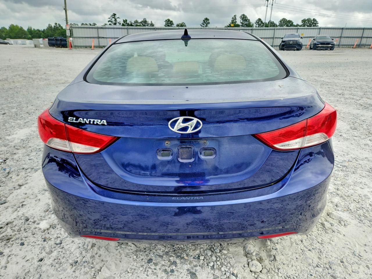 2013 Hyundai Elantra Gls Blue vin: 5NPDH4AE7DH215282