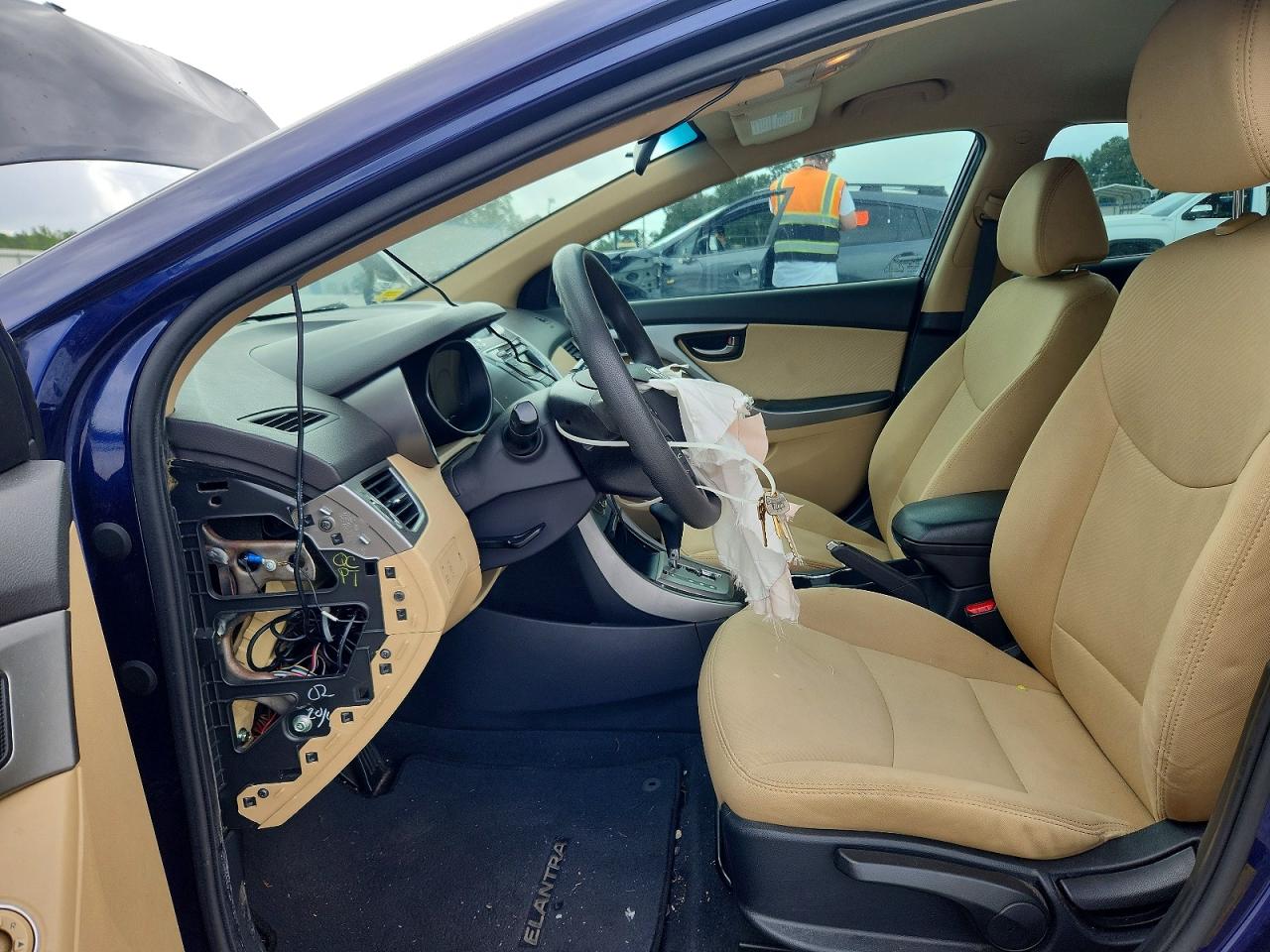 2013 Hyundai Elantra Gls Blue vin: 5NPDH4AE7DH215282