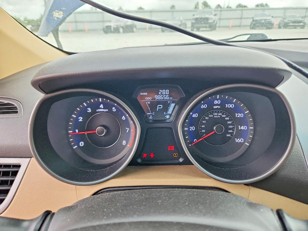 2013 Hyundai Elantra Gls Blue vin: 5NPDH4AE7DH215282