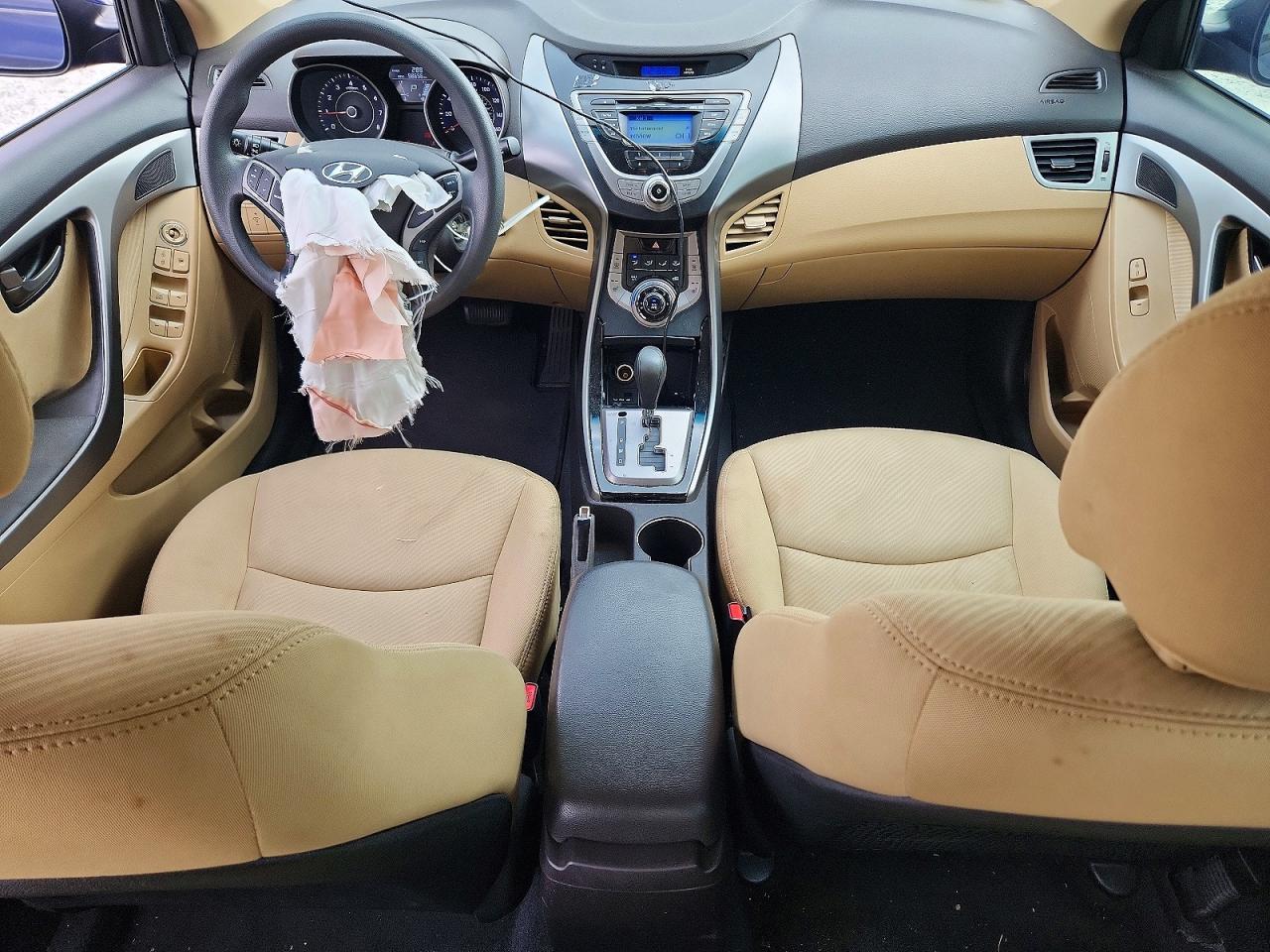 2013 Hyundai Elantra Gls Blue vin: 5NPDH4AE7DH215282