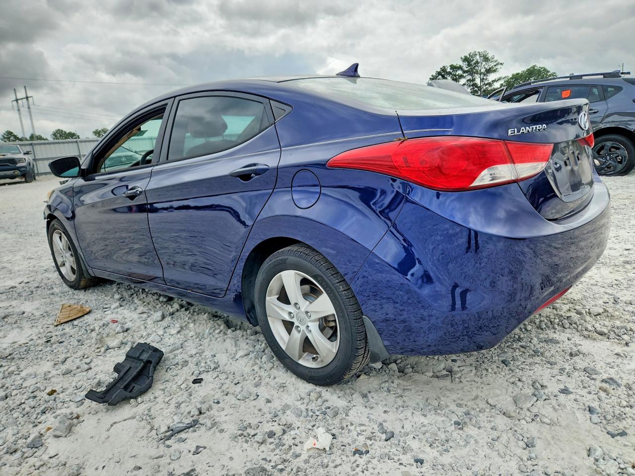 2013 Hyundai Elantra Gls Blue vin: 5NPDH4AE7DH215282