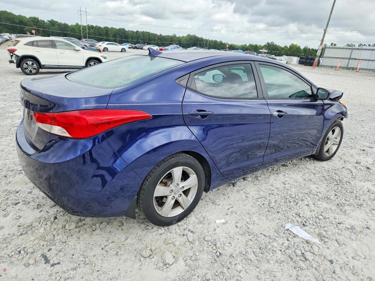 2013 Hyundai Elantra Gls Blue vin: 5NPDH4AE7DH215282