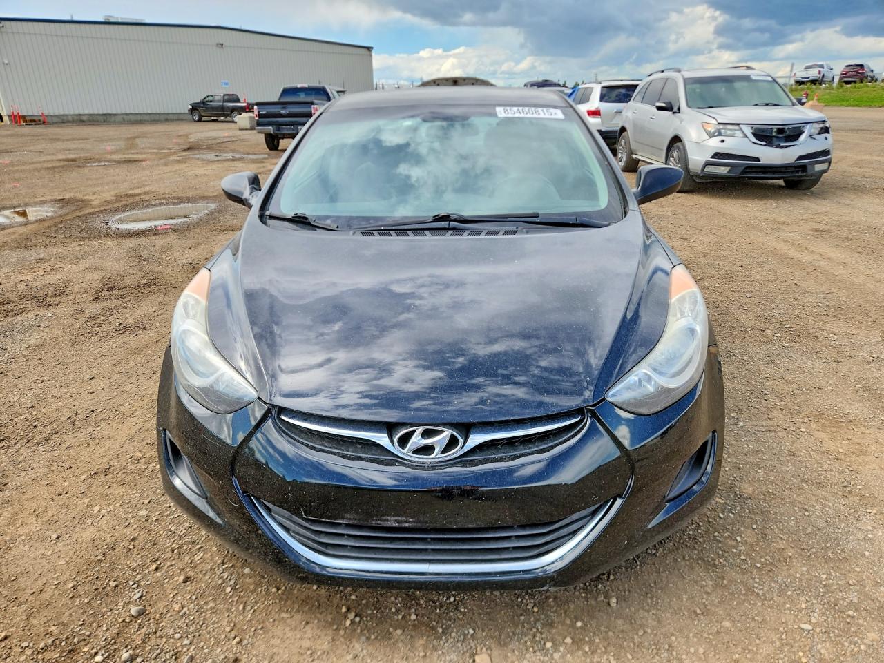 2013 Hyundai Elantra Gls Black vin: 5NPDH4AE7DH215640
