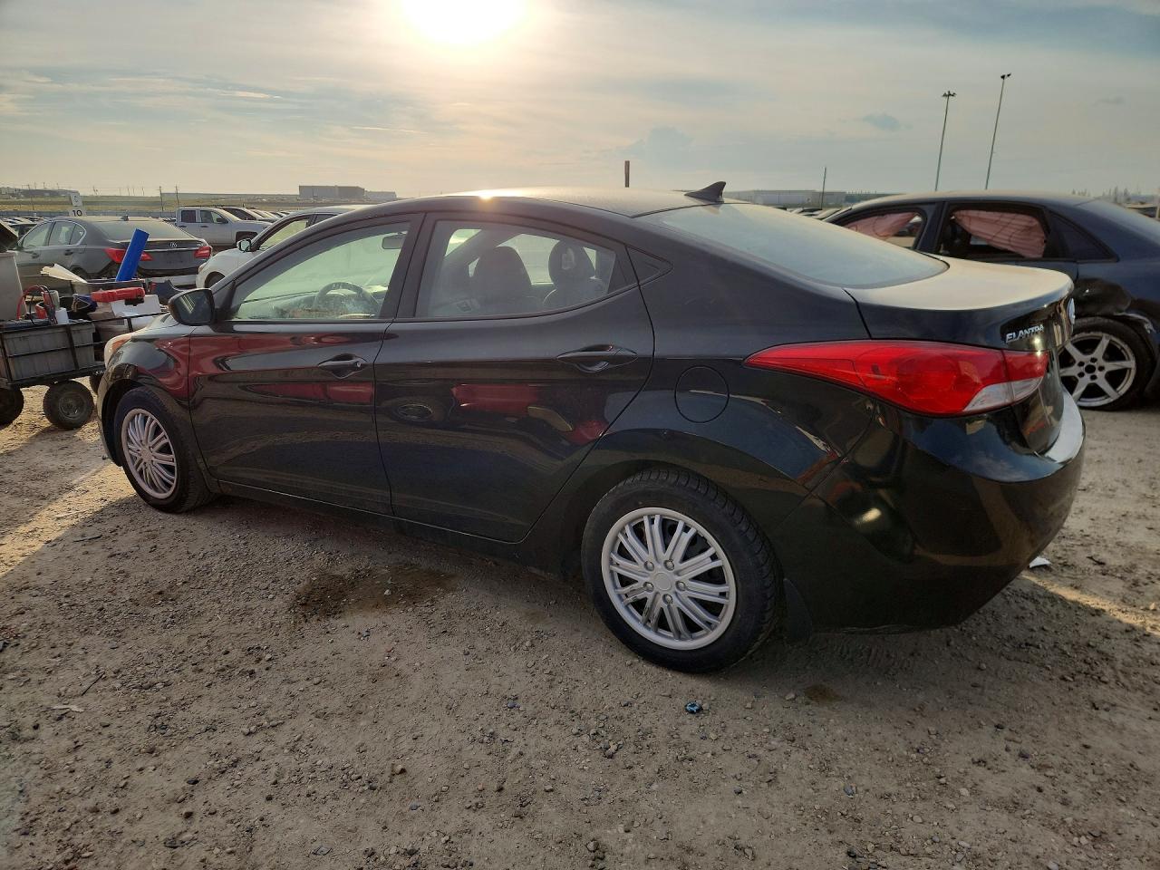 2013 Hyundai Elantra Gls Black vin: 5NPDH4AE7DH215640