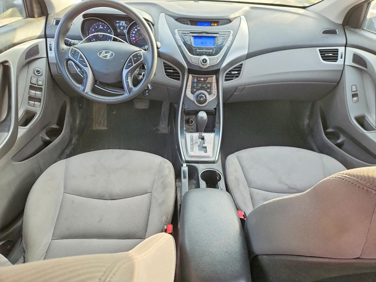 2013 Hyundai Elantra Gls Black vin: 5NPDH4AE7DH215640