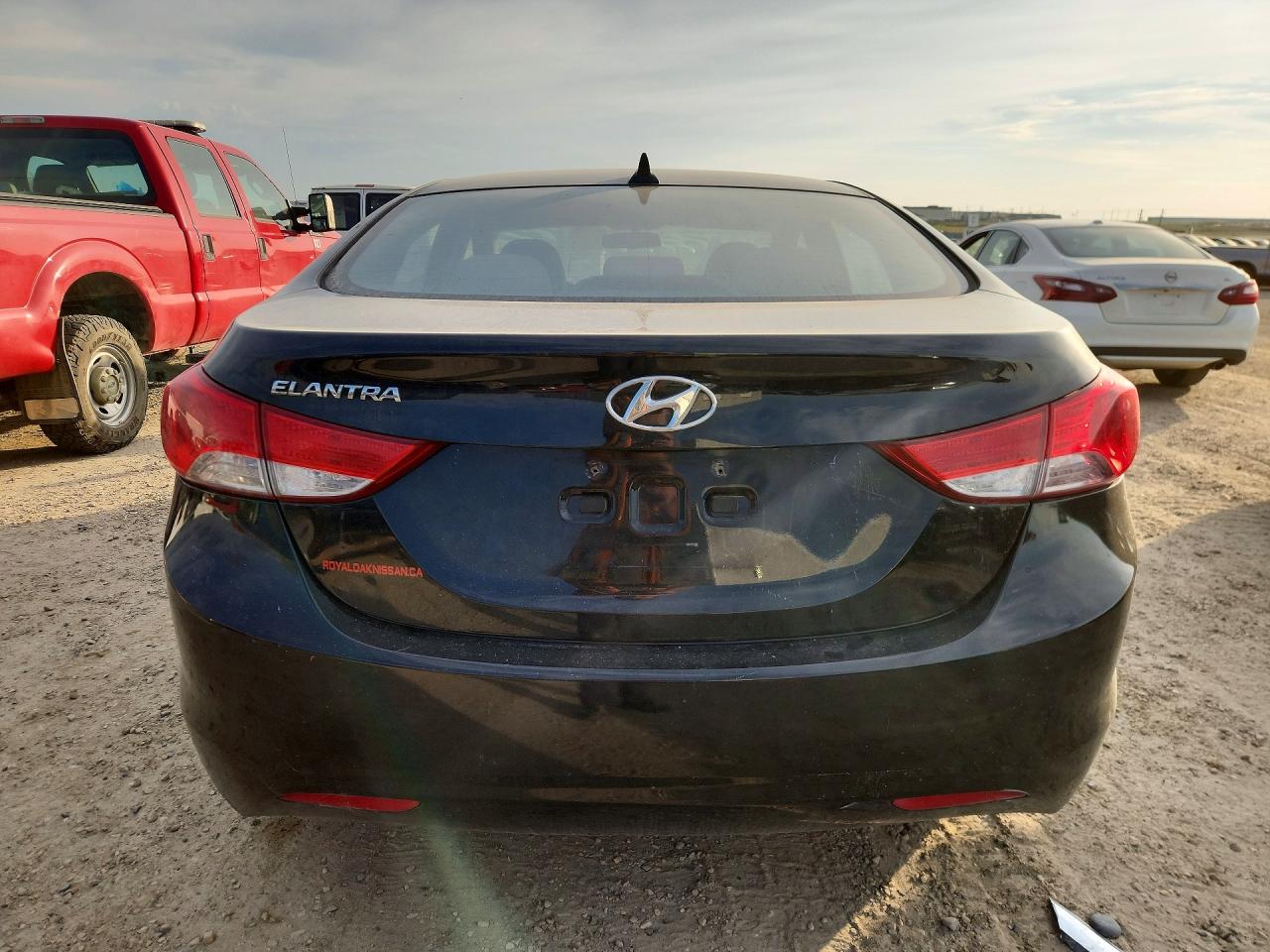 2013 Hyundai Elantra Gls Black vin: 5NPDH4AE7DH215640