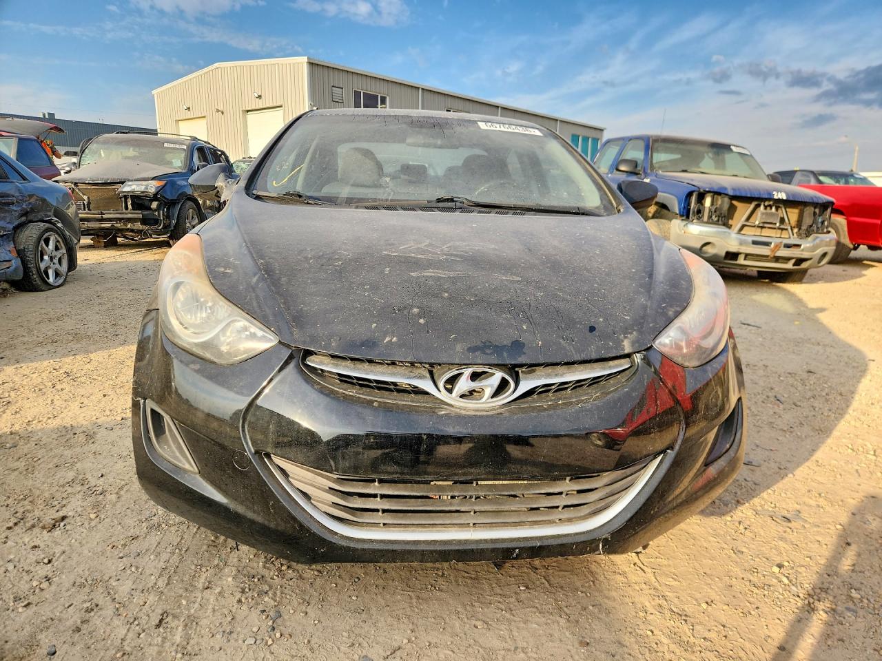 2013 Hyundai Elantra Gls Black vin: 5NPDH4AE7DH215640