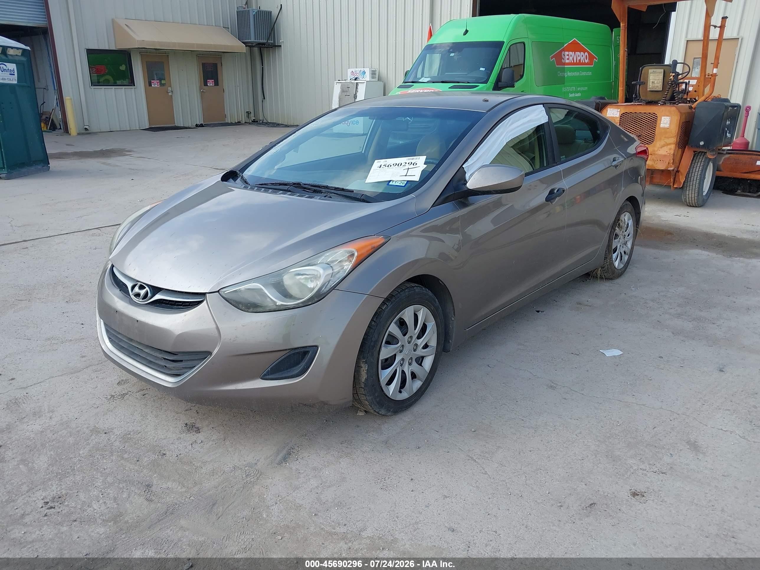 2013 Hyundai Elantra Gls Gold vin: 5NPDH4AE7DH224662