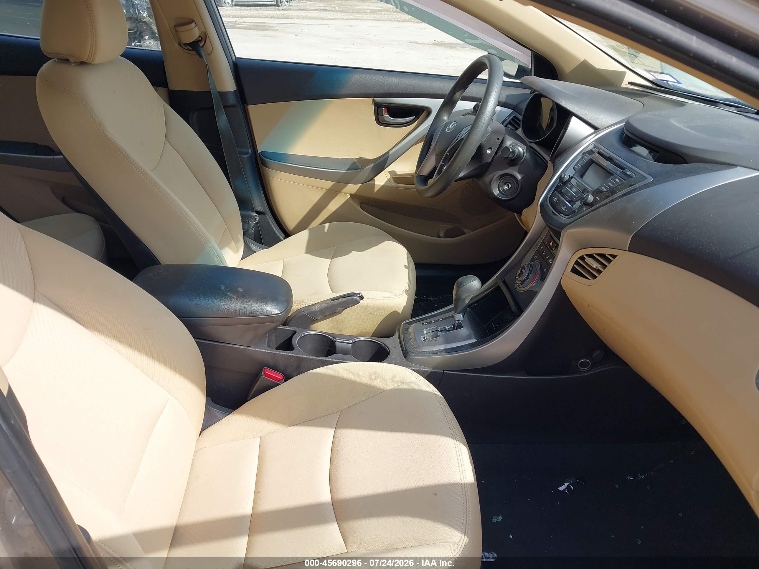 2013 Hyundai Elantra Gls Gold vin: 5NPDH4AE7DH224662