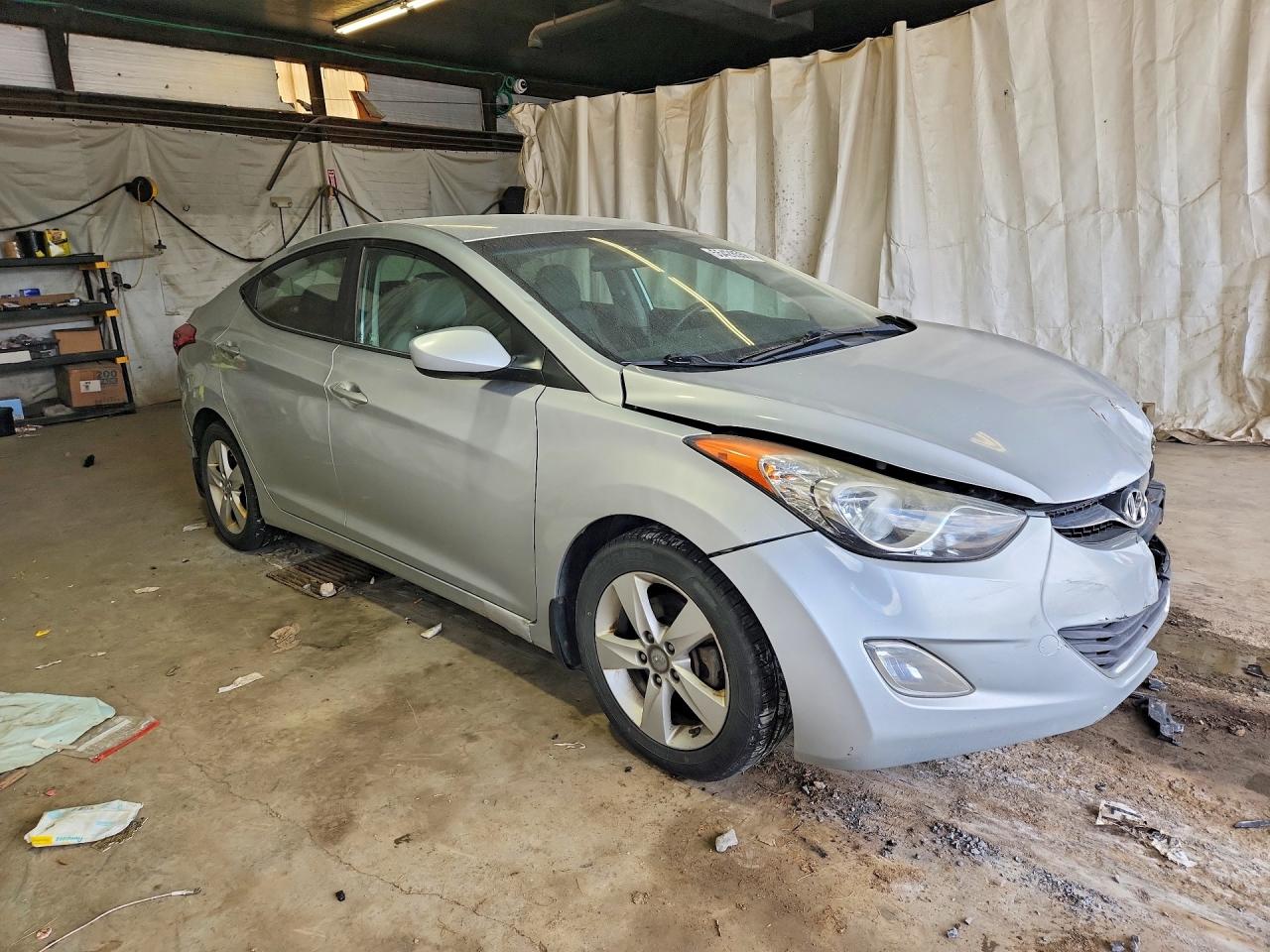 2013 Hyundai Elantra Gls Silver vin: 5NPDH4AE7DH225648