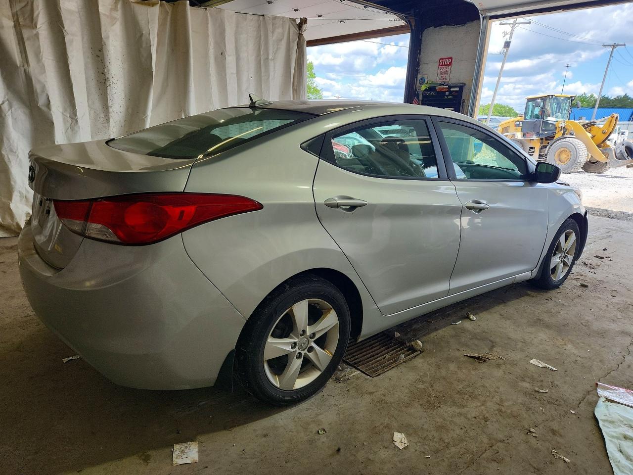 2013 Hyundai Elantra Gls Silver vin: 5NPDH4AE7DH225648