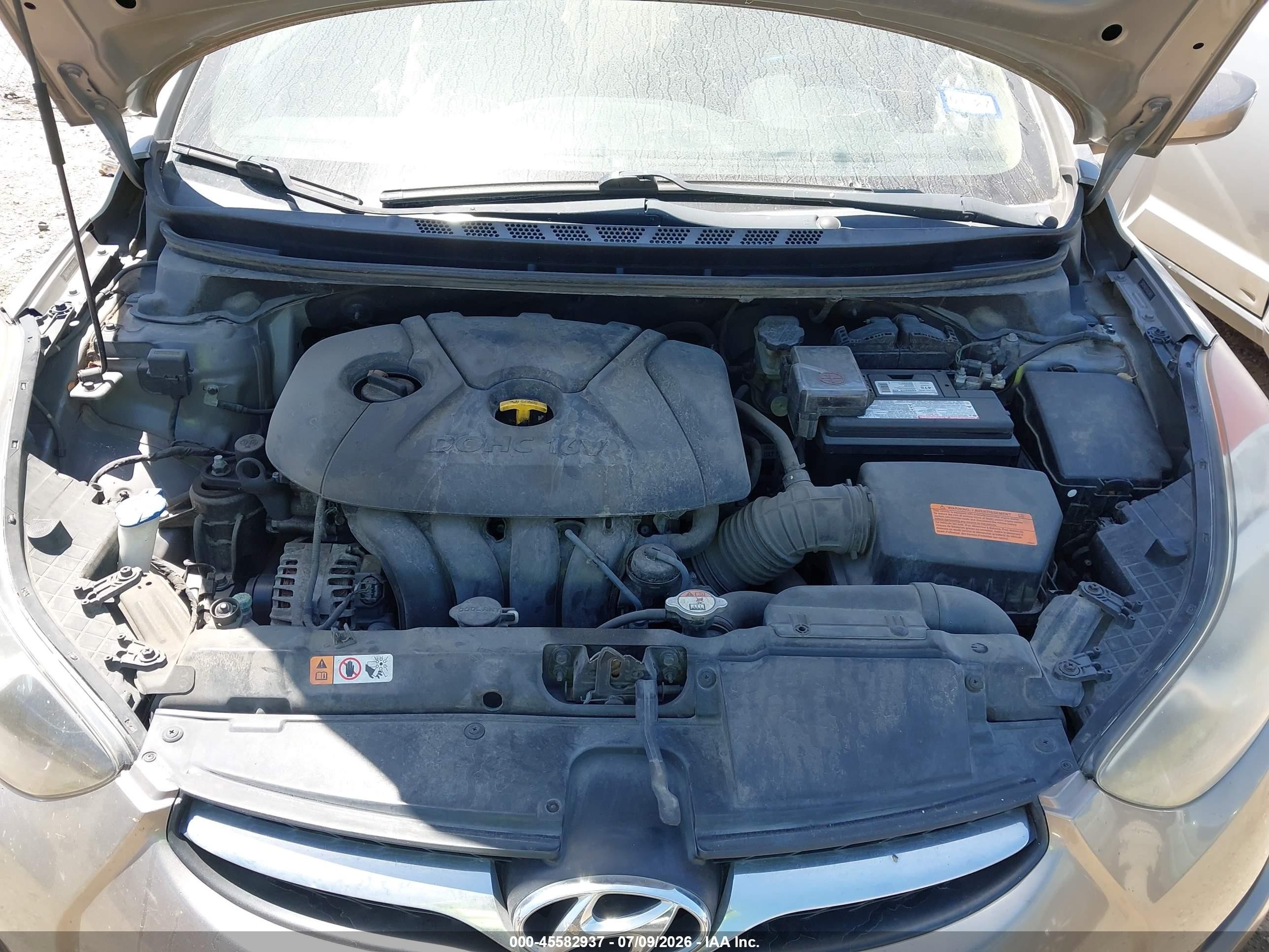 2013 Hyundai Elantra Gls Серебряный vin: 5NPDH4AE7DH229831