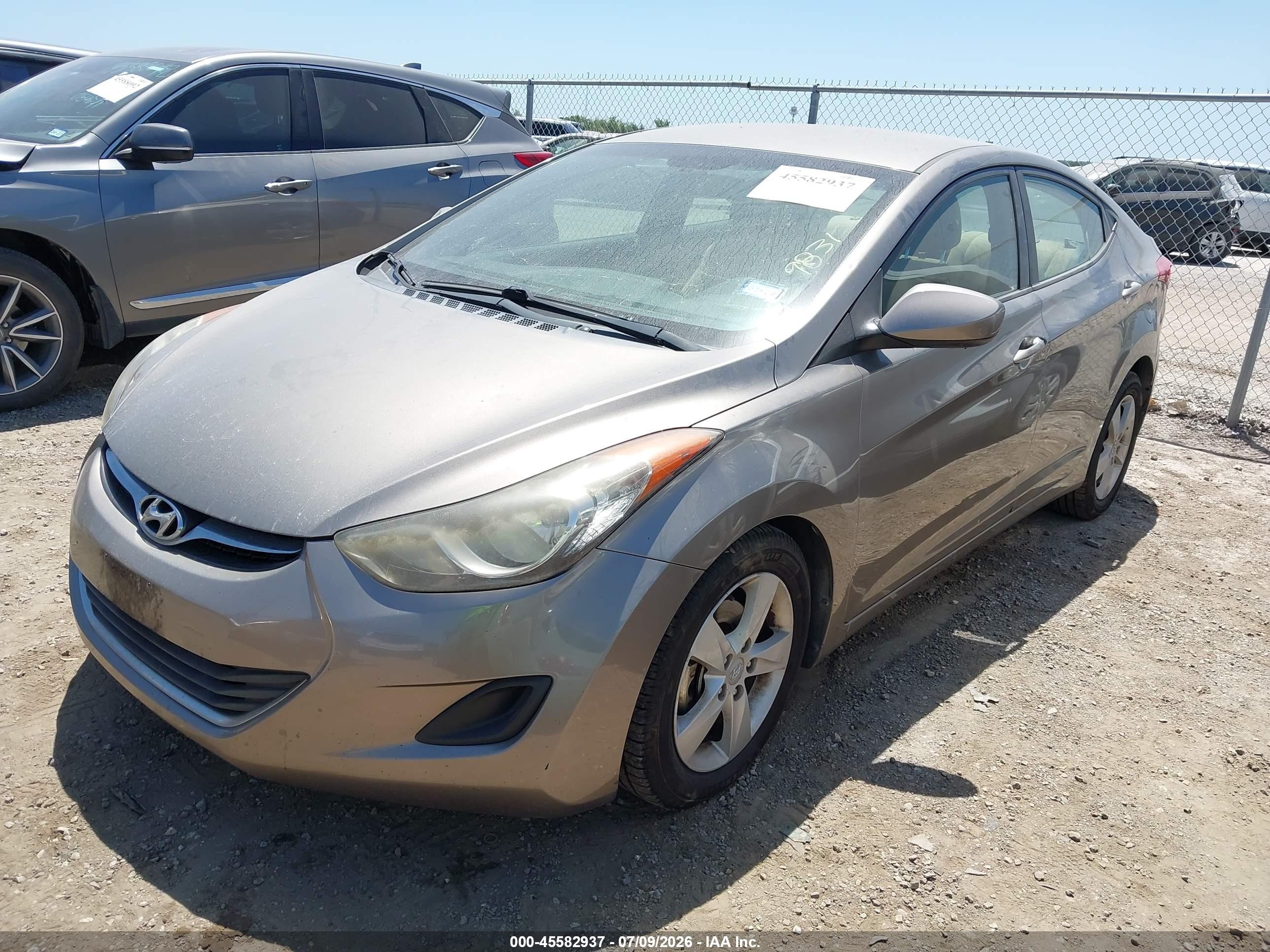 2013 Hyundai Elantra Gls Серебряный vin: 5NPDH4AE7DH229831