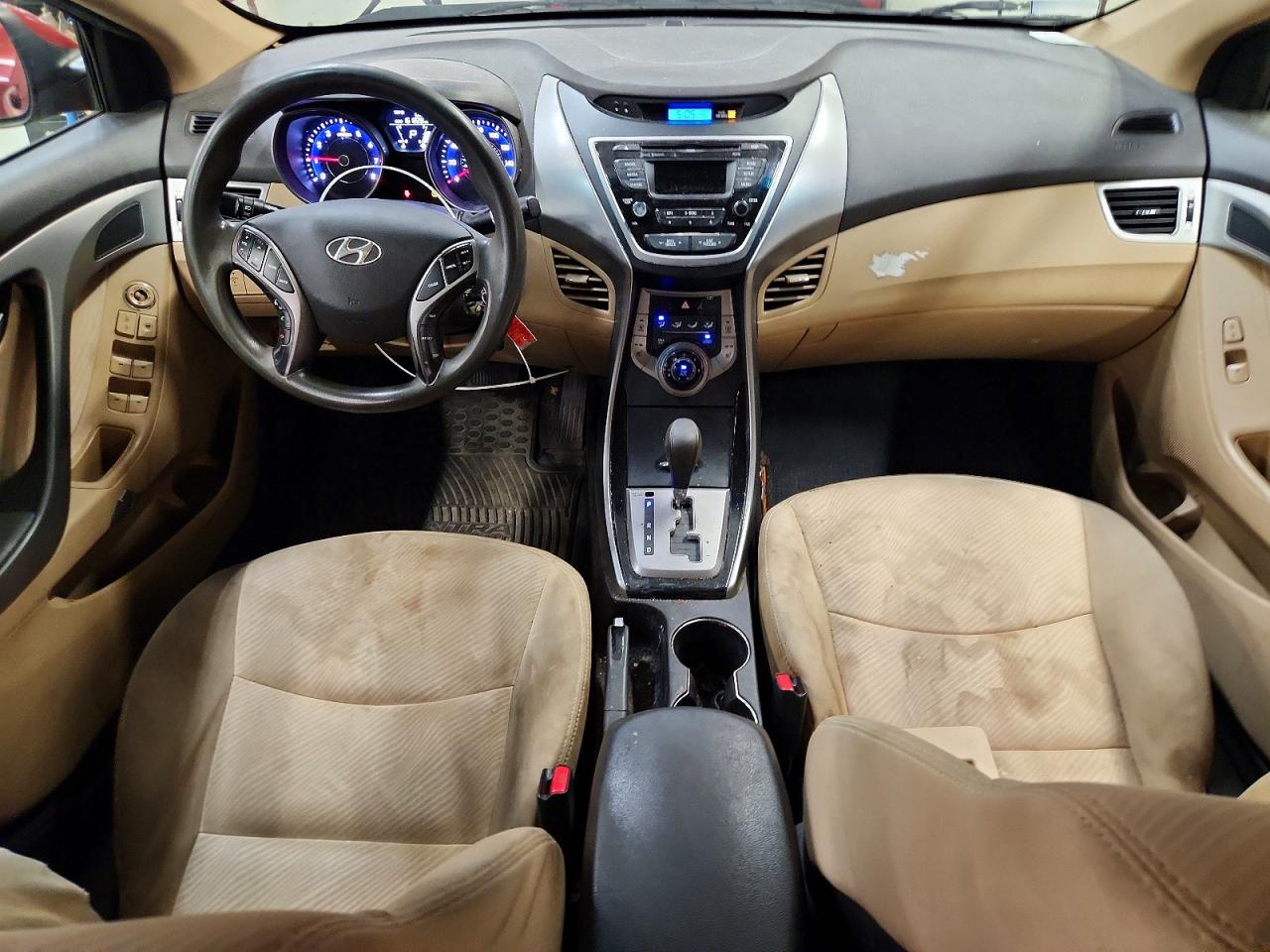 2013 Hyundai Elantra Red vin: 5NPDH4AE7DH232440