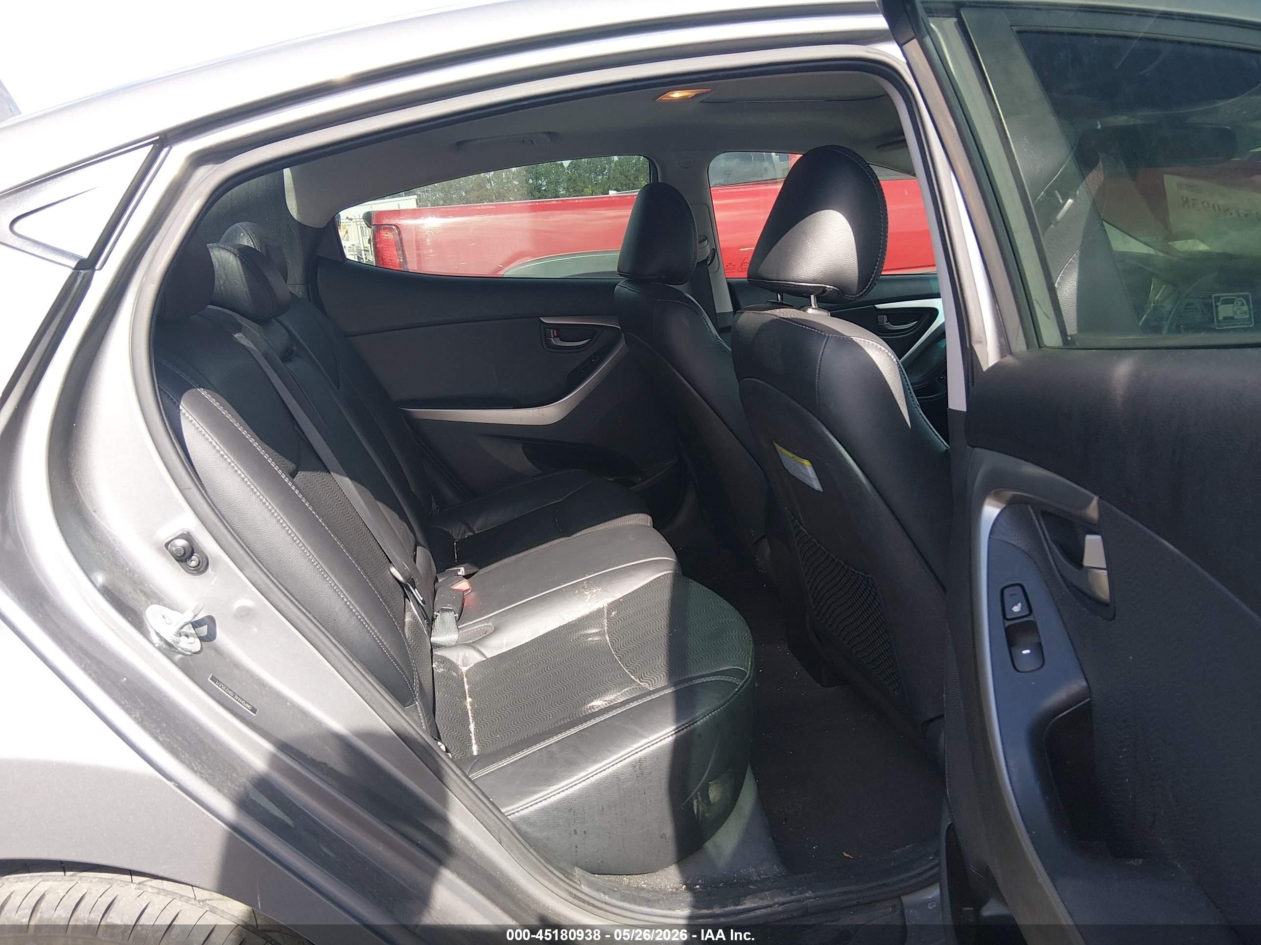 2013 Hyundai Elantra Limited Gray vin: 5NPDH4AE7DH235371