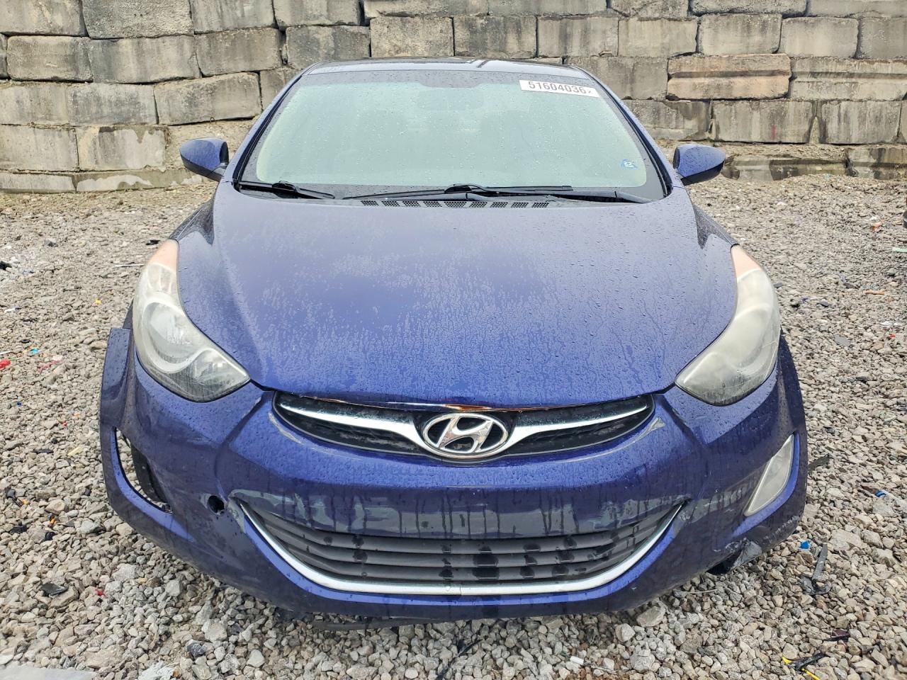2013 Hyundai Elantra Gls Blue vin: 5NPDH4AE7DH243311