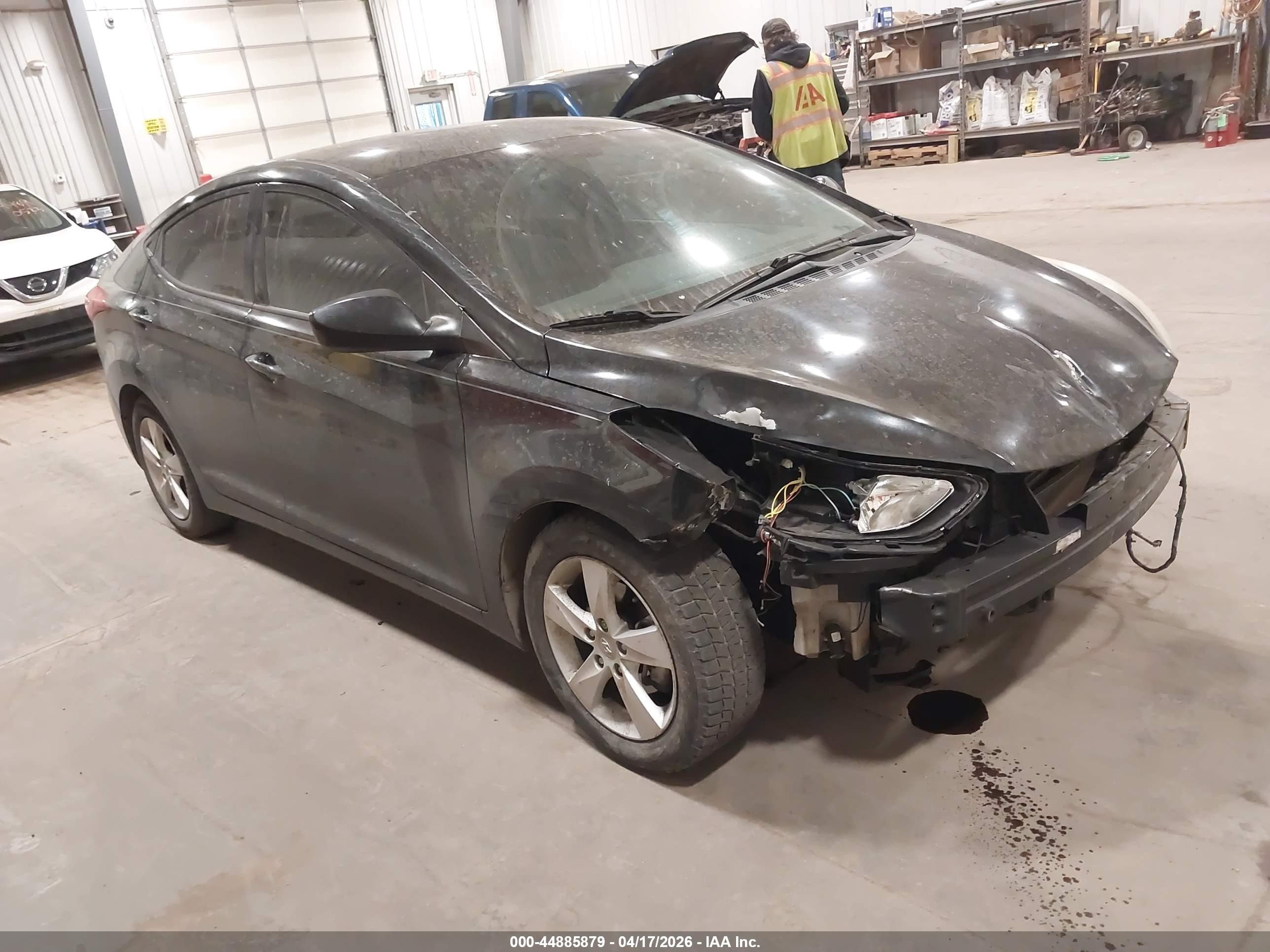 2013 Hyundai Elantra Gls Black vin: 5NPDH4AE7DH246399