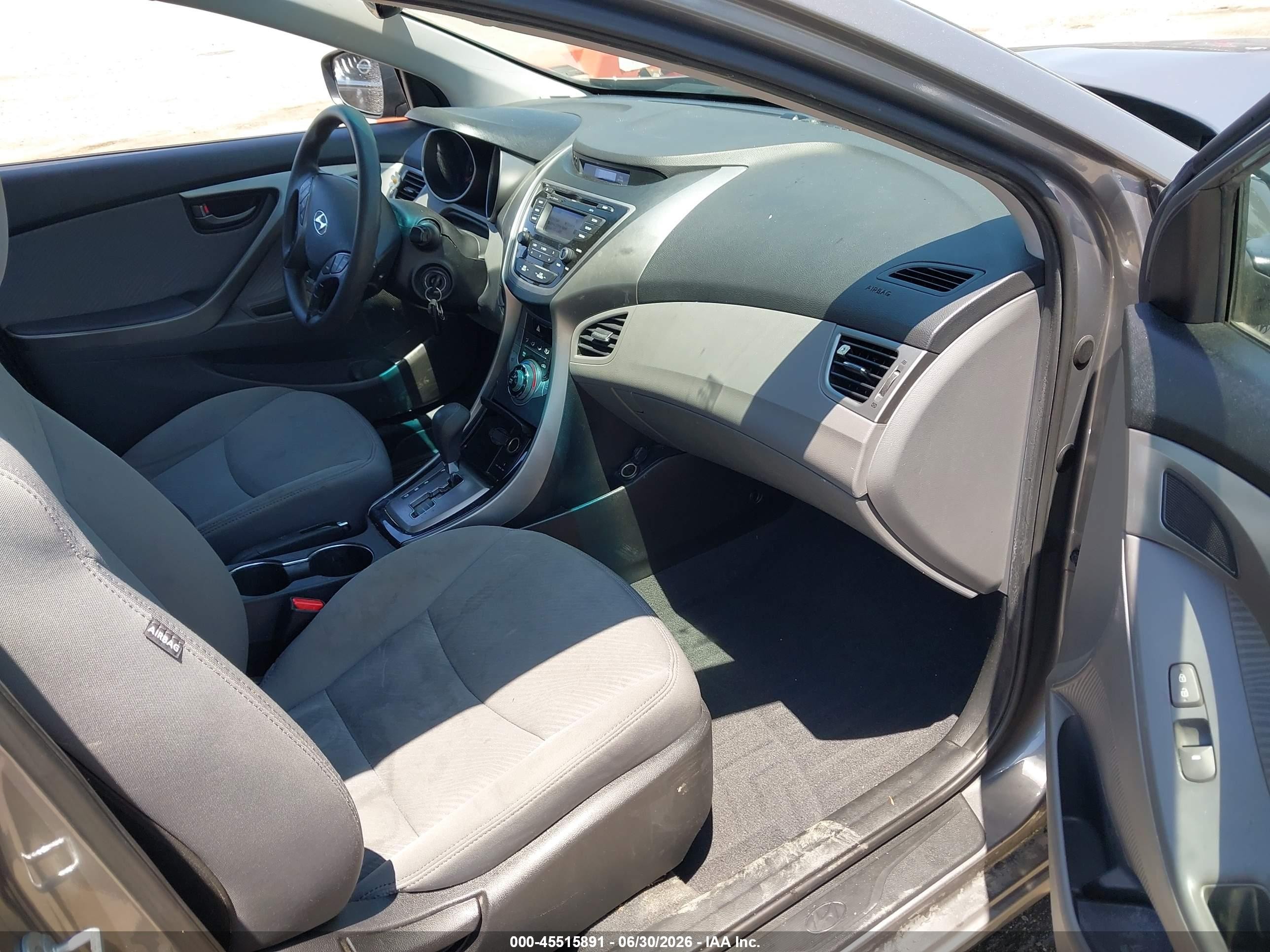 2013 Hyundai Elantra Gls Серый vin: 5NPDH4AE7DH249495