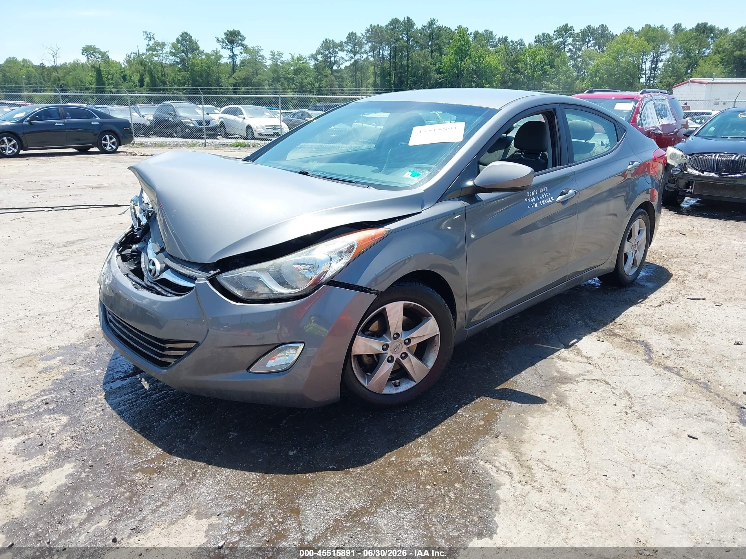 2013 Hyundai Elantra Gls Серый vin: 5NPDH4AE7DH249495