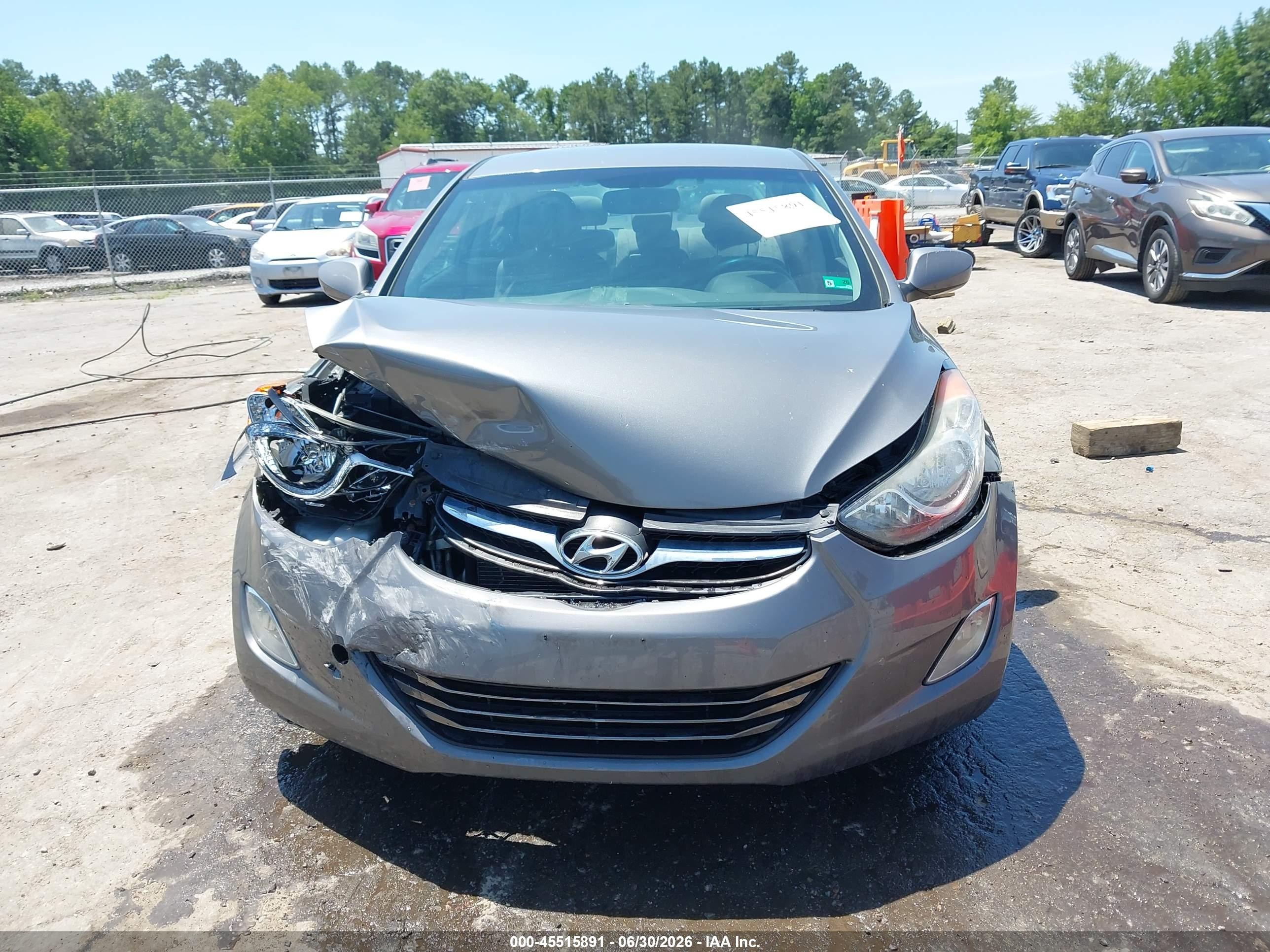 2013 Hyundai Elantra Gls Серый vin: 5NPDH4AE7DH249495