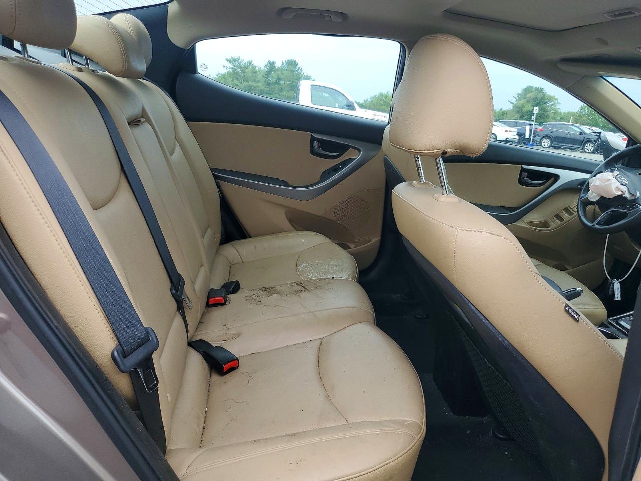 2013 Hyundai Elantra Limited Tan vin: 5NPDH4AE7DH249545