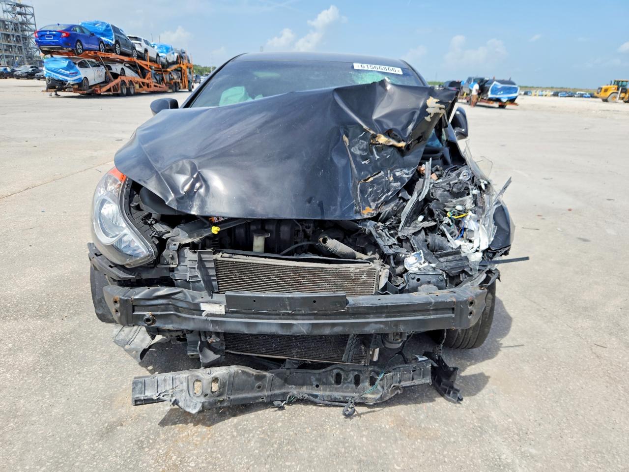 2013 Hyundai Elantra Gls Black vin: 5NPDH4AE7DH251148