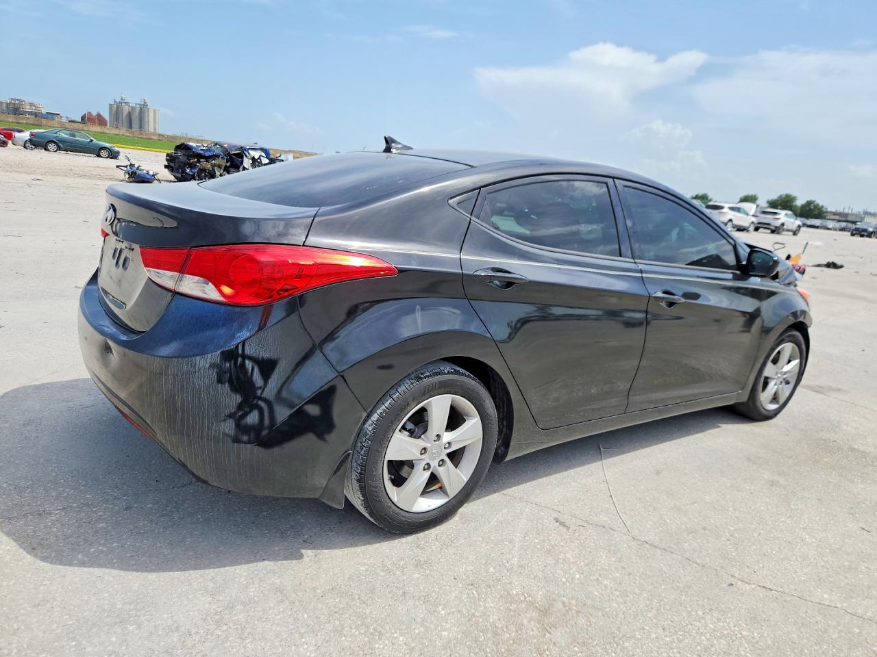 2013 Hyundai Elantra Gls Black vin: 5NPDH4AE7DH251148