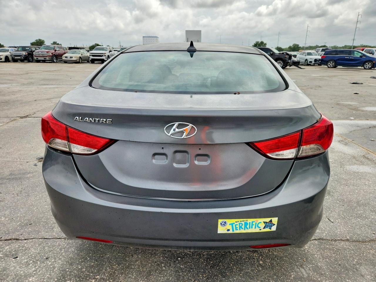 2013 Hyundai Elantra Gls Charcoal vin: 5NPDH4AE7DH258942
