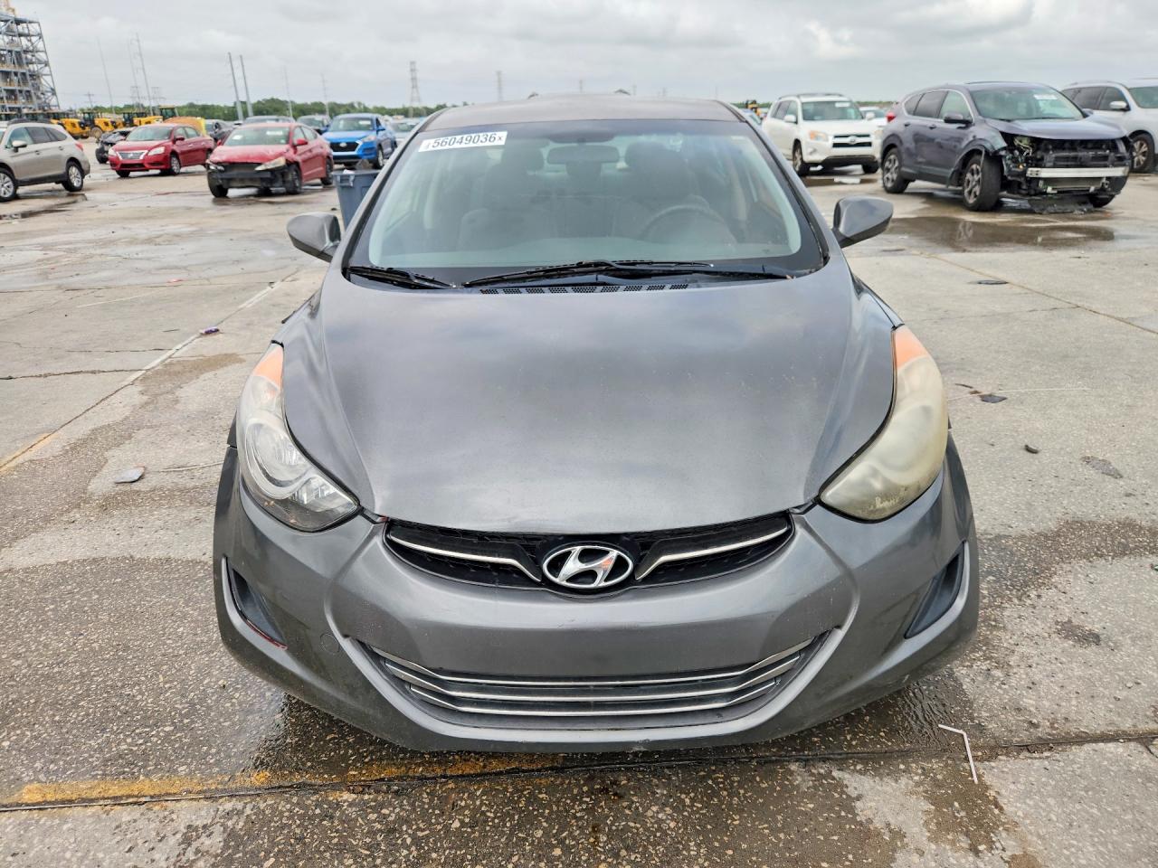 2013 Hyundai Elantra Gls Charcoal vin: 5NPDH4AE7DH258942