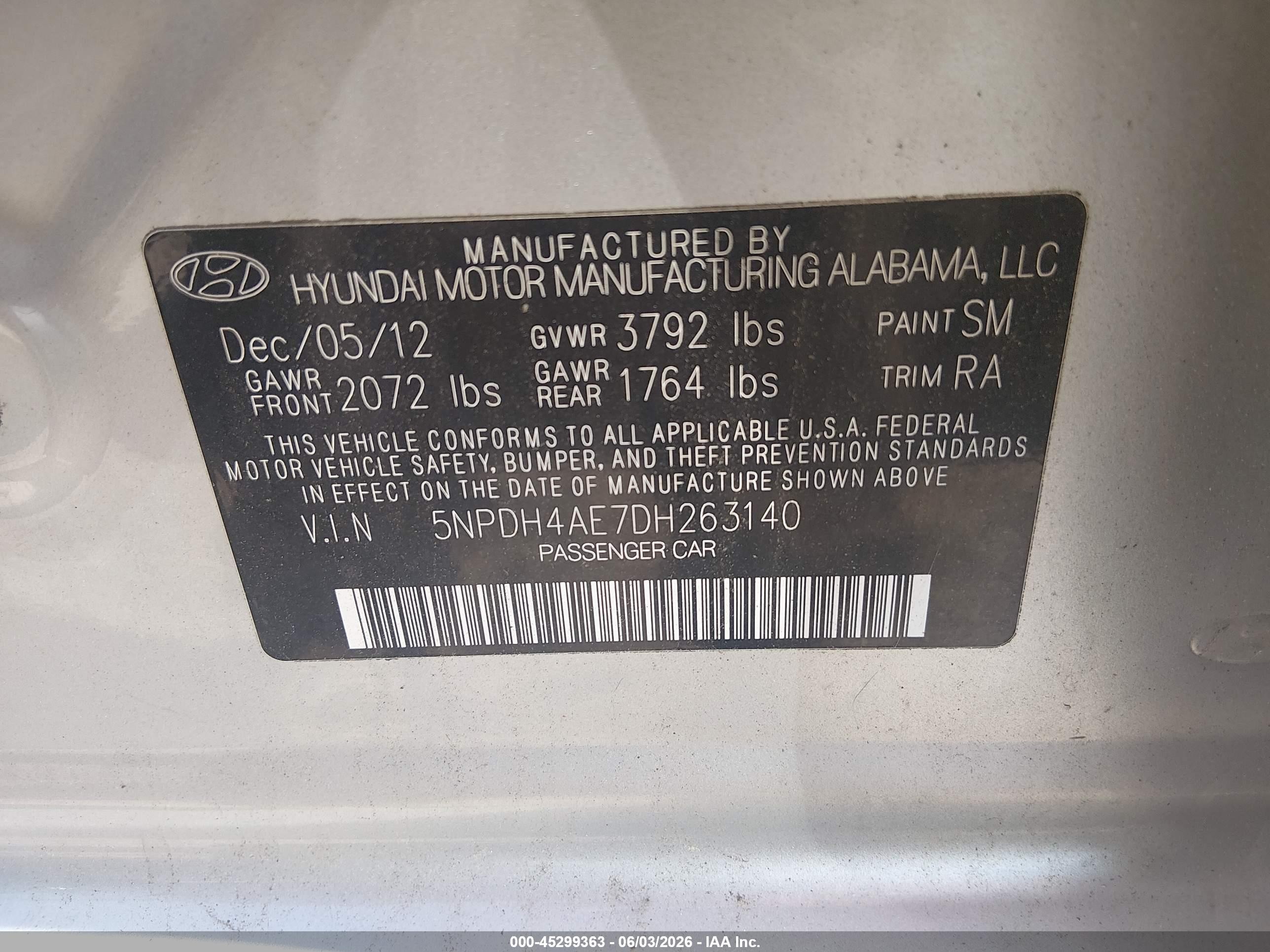 2013 Hyundai Elantra Gls Silver vin: 5NPDH4AE7DH263140