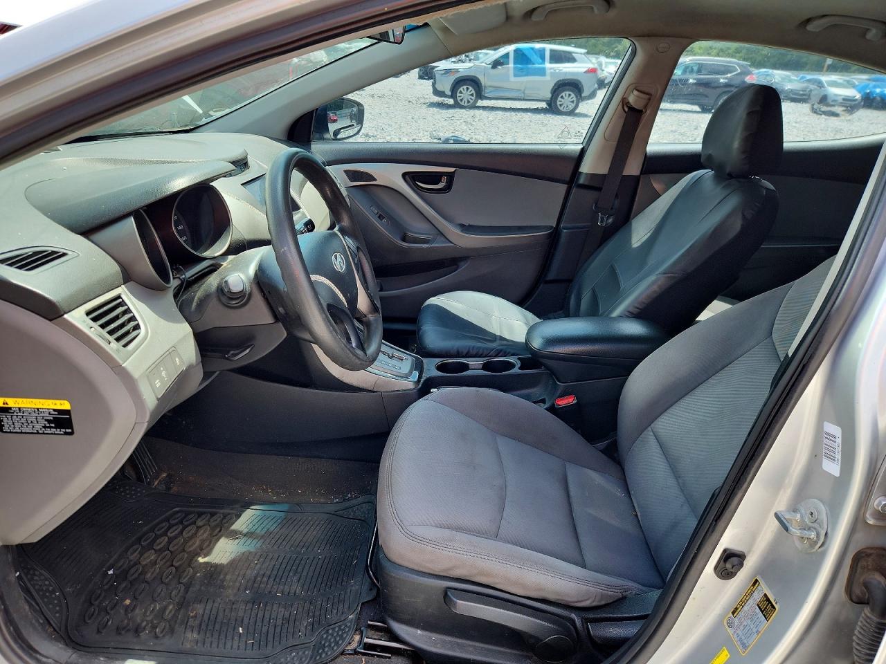 2013 Hyundai Elantra Gls Silver vin: 5NPDH4AE7DH266653