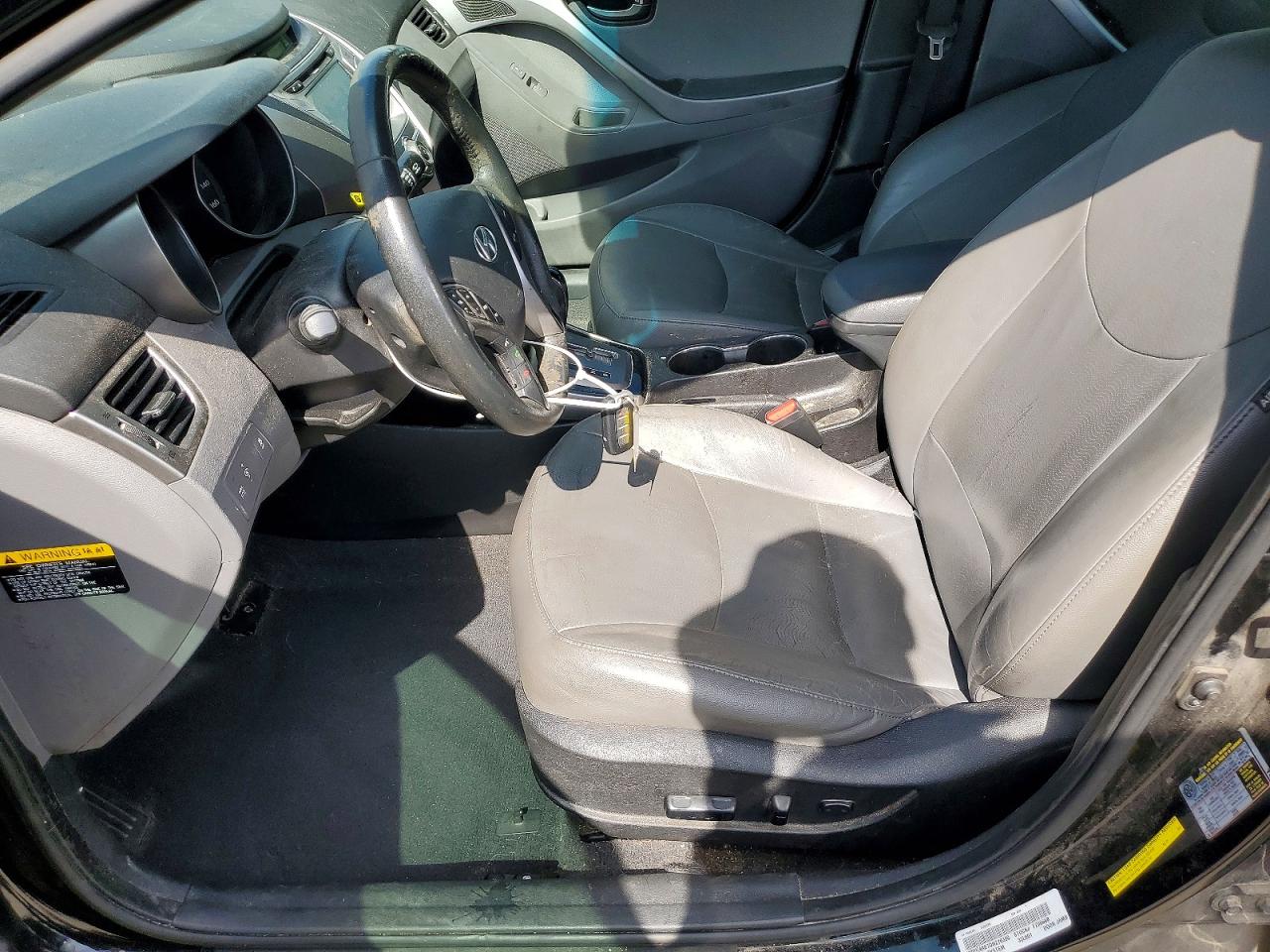 2013 Hyundai Elantra Limited Black vin: 5NPDH4AE7DH270380