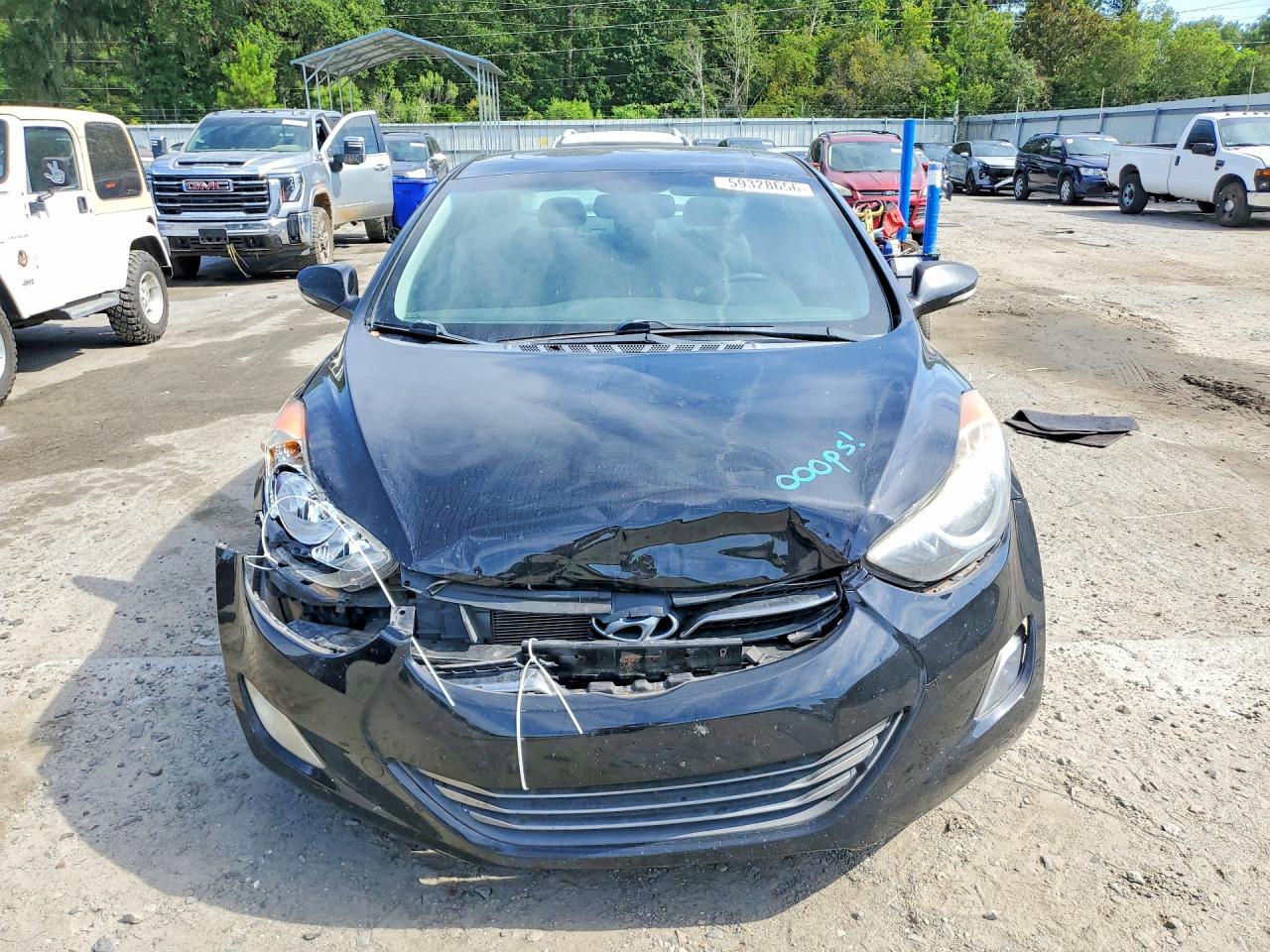 2013 Hyundai Elantra Limited Black vin: 5NPDH4AE7DH270380