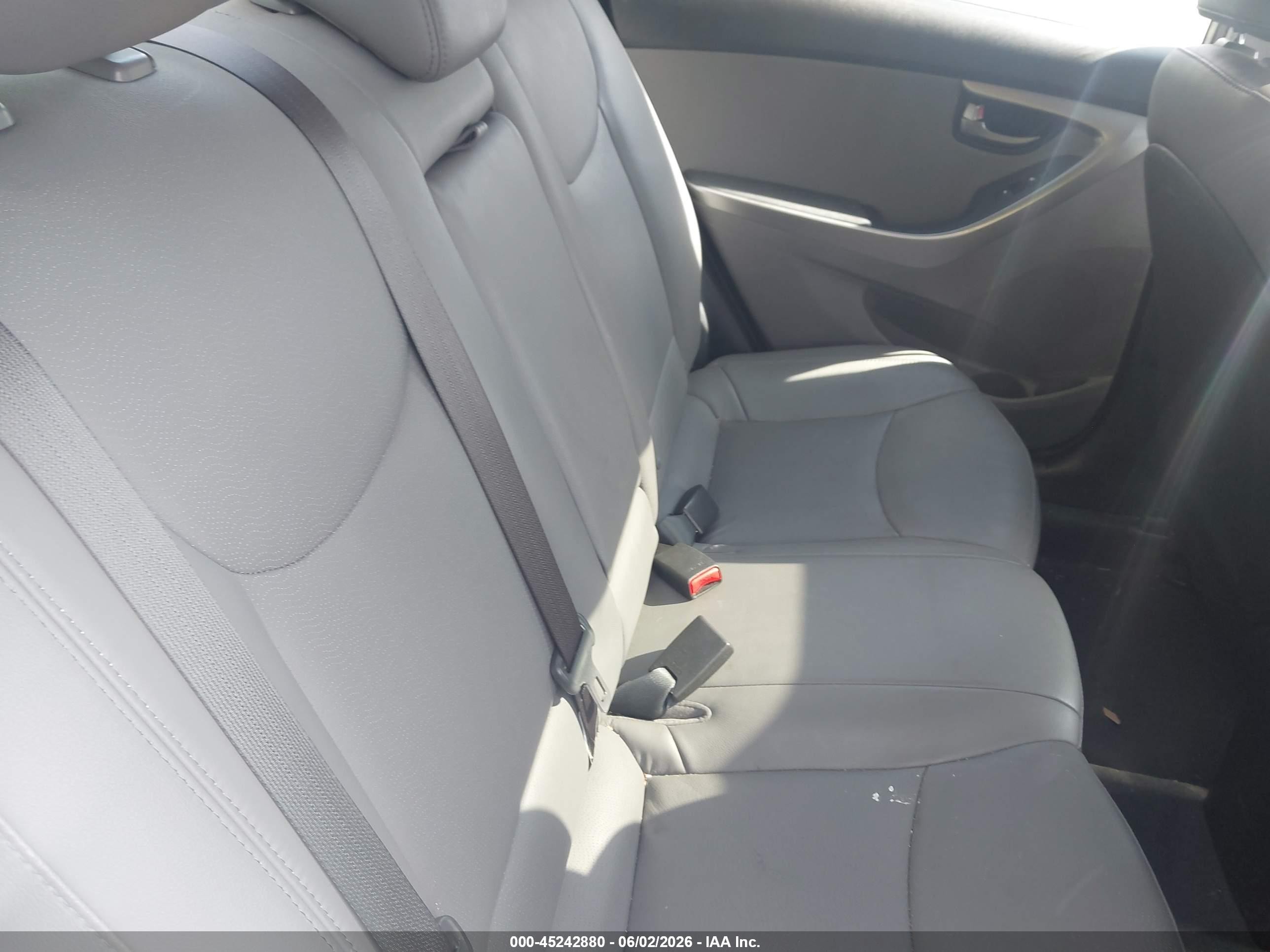 2013 Hyundai Elantra Limited Gray vin: 5NPDH4AE7DH271741