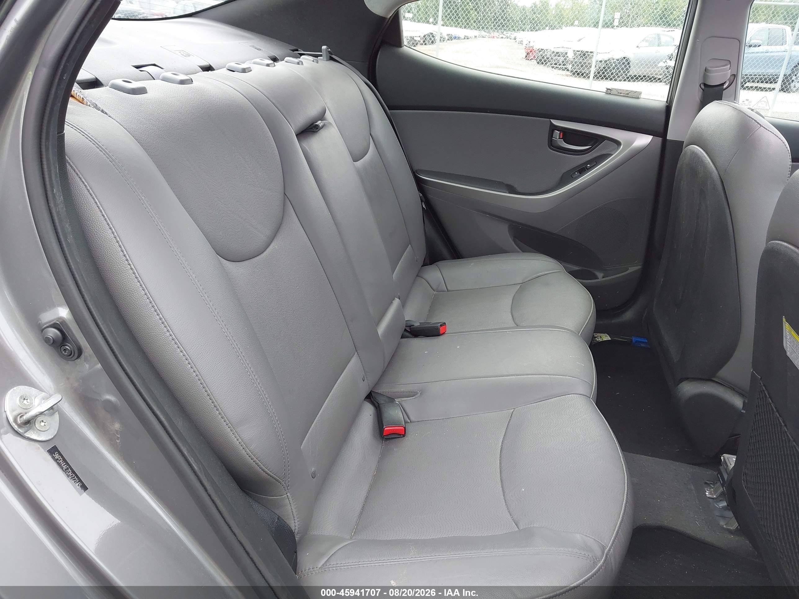2013 Hyundai Elantra Limited Серый vin: 5NPDH4AE7DH272145