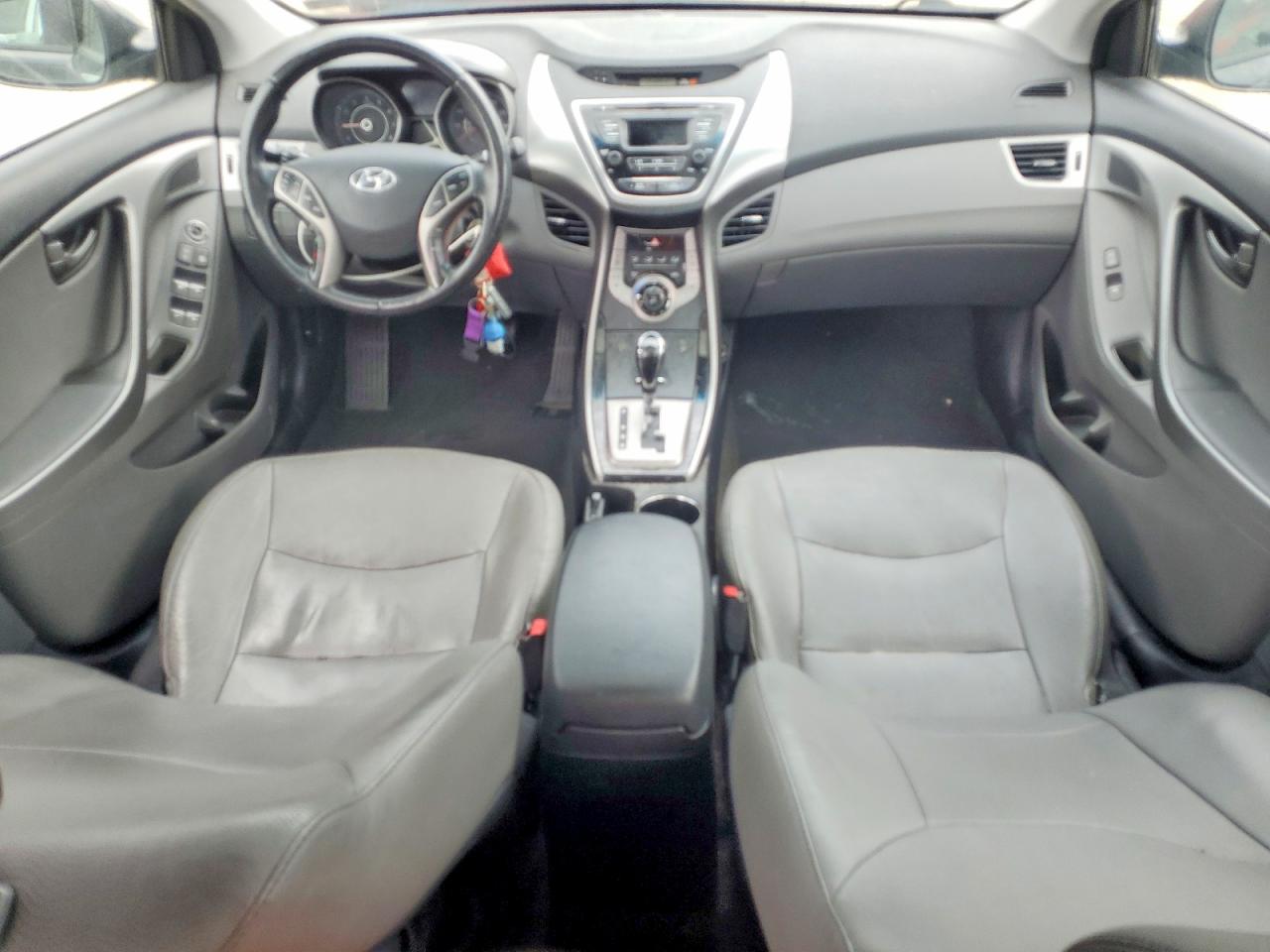 2013 Hyundai Elantra Limited Black vin: 5NPDH4AE7DH280052