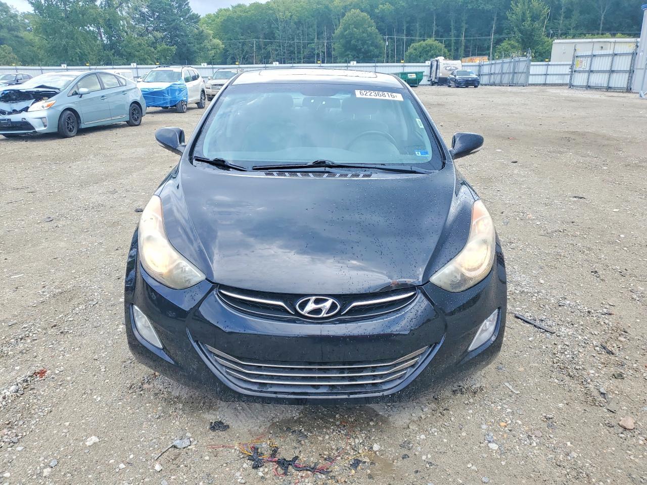 2013 Hyundai Elantra Limited Black vin: 5NPDH4AE7DH280052