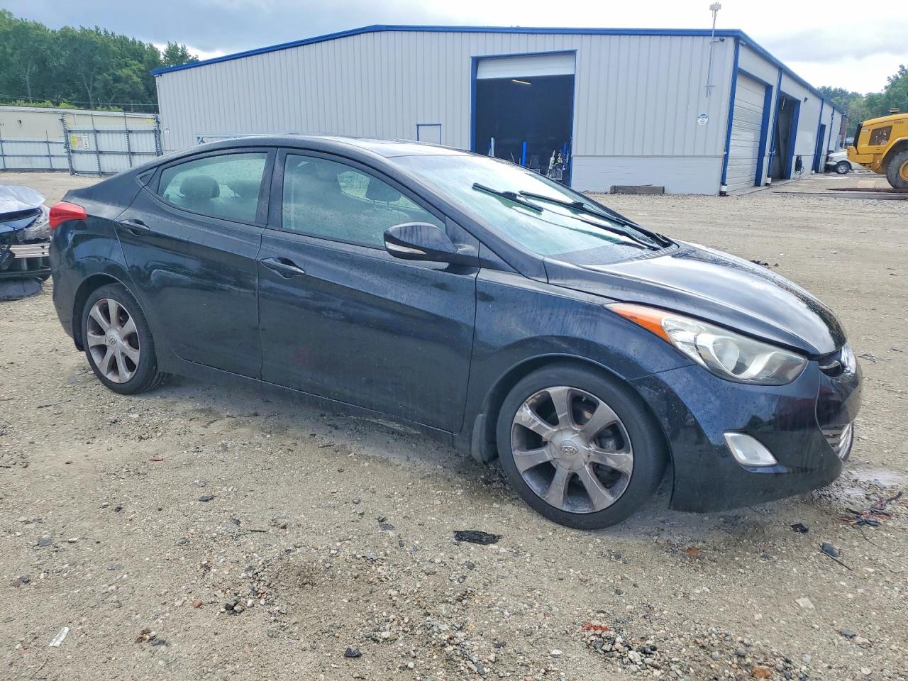 2013 Hyundai Elantra Limited Black vin: 5NPDH4AE7DH280052