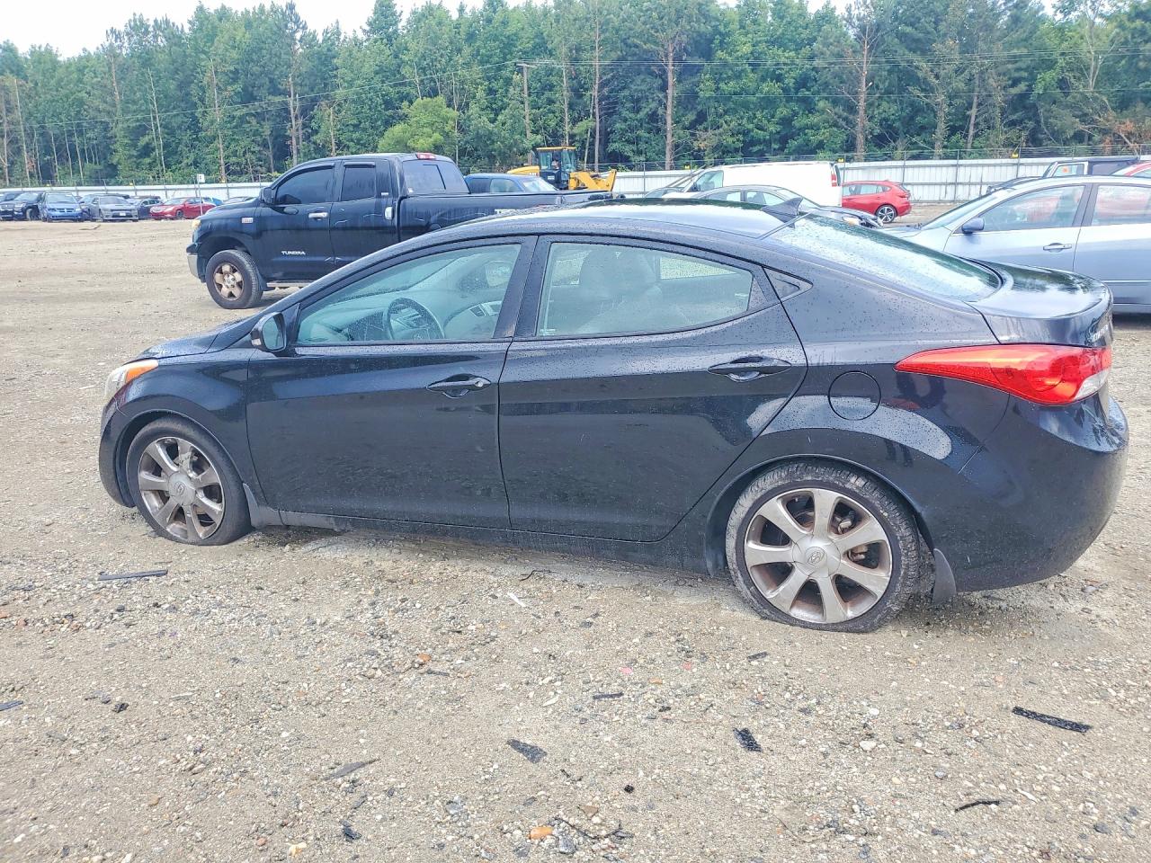 2013 Hyundai Elantra Limited Black vin: 5NPDH4AE7DH280052