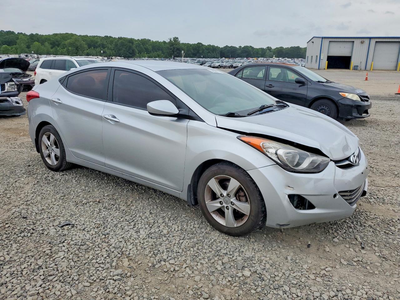 2013 Hyundai Elantra Gls Серебряный vin: 5NPDH4AE7DH280536