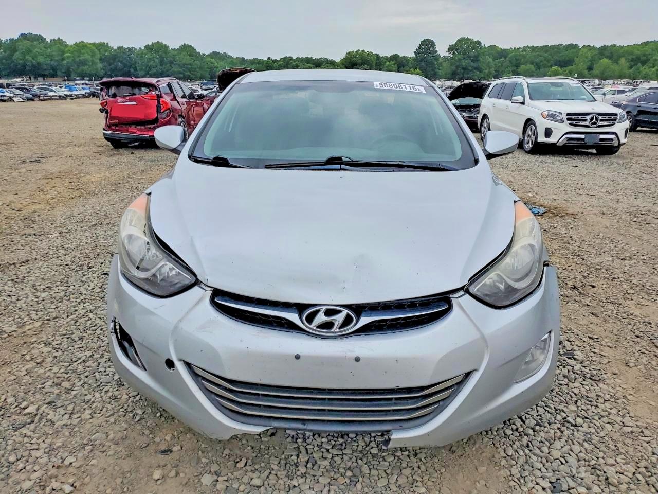 2013 Hyundai Elantra Gls Серебряный vin: 5NPDH4AE7DH280536