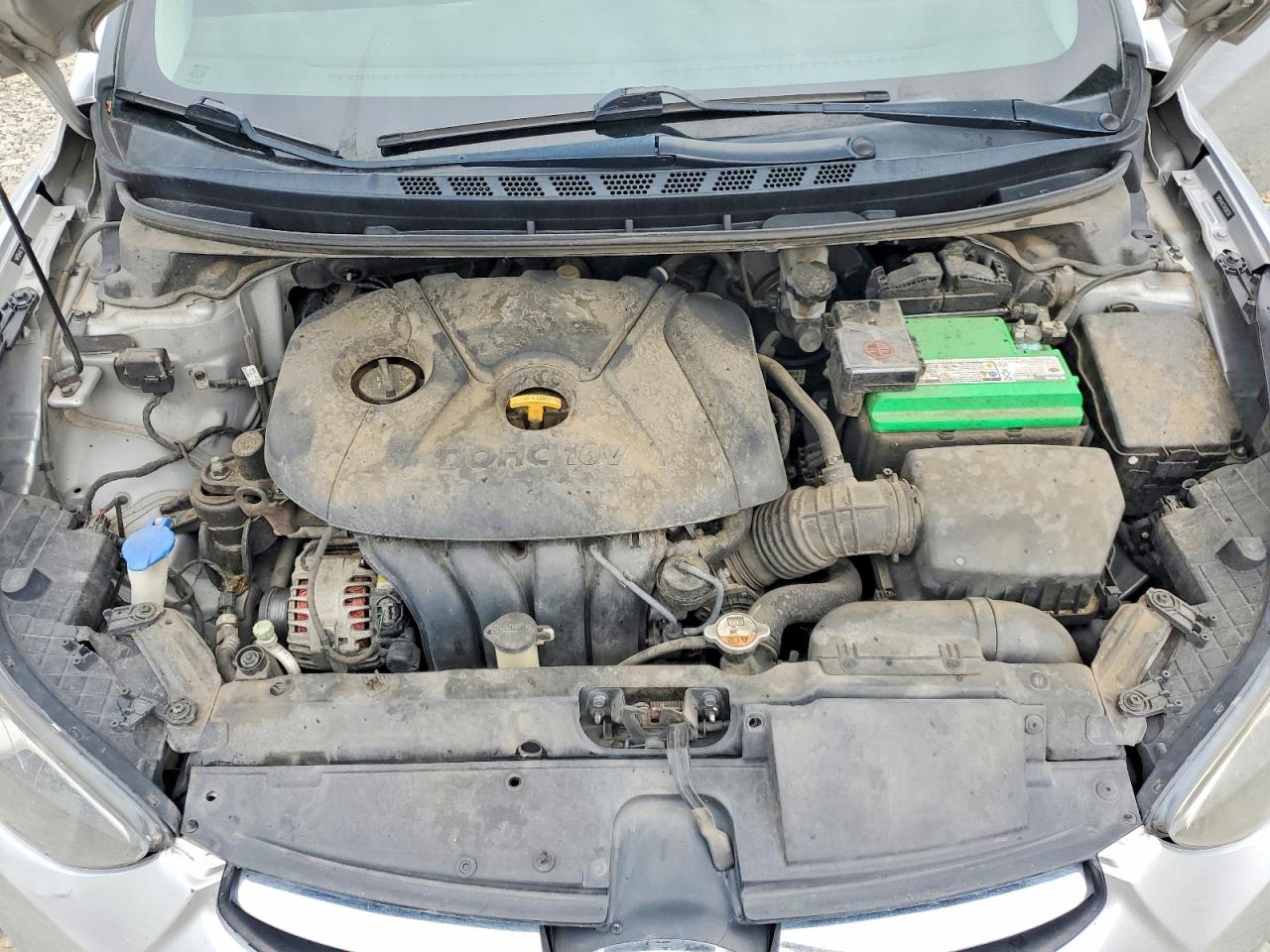 2013 Hyundai Elantra Gls Серебряный vin: 5NPDH4AE7DH280536