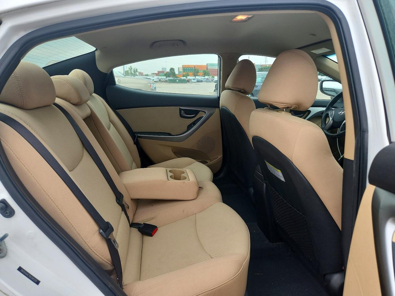 2013 Hyundai Elantra Gls White vin: 5NPDH4AE7DH281220