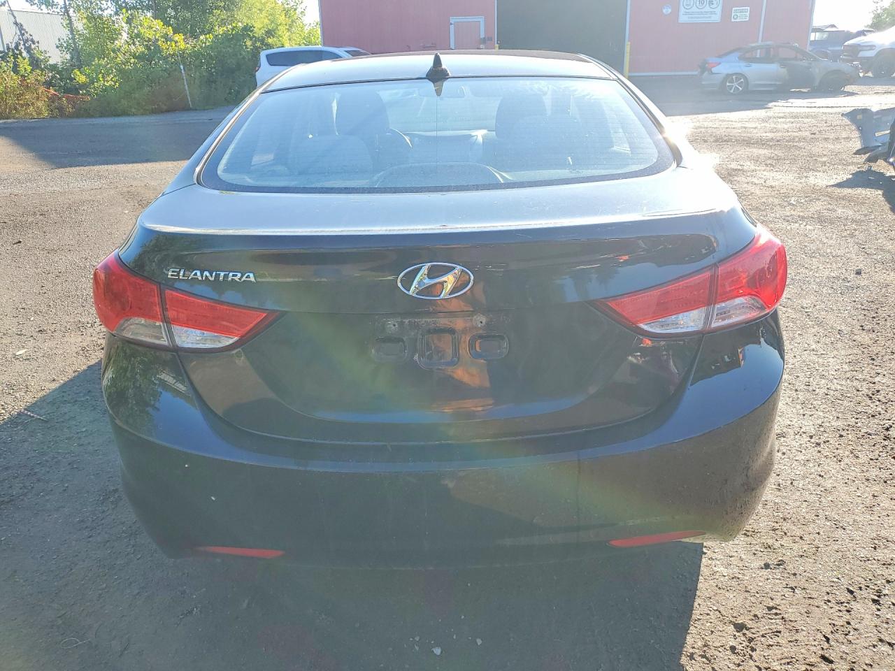 2013 Hyundai Elantra Gls Black vin: 5NPDH4AE7DH282237