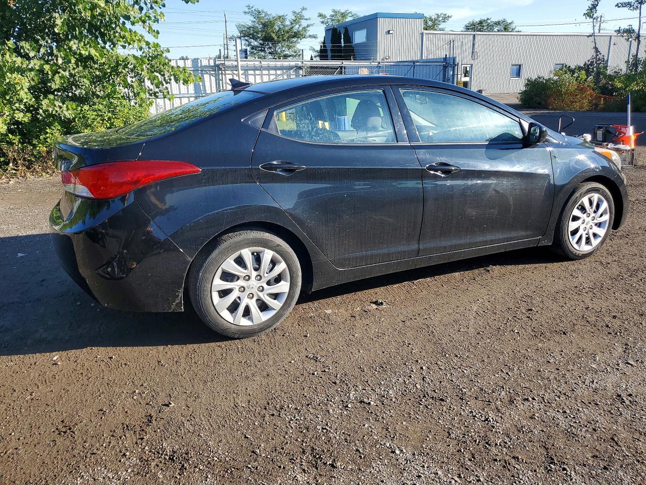2013 Hyundai Elantra Gls Black vin: 5NPDH4AE7DH282237