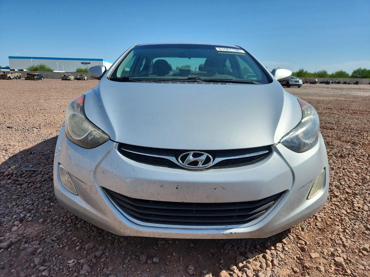 2013 Hyundai Elantra Gls Silver vin: 5NPDH4AE7DH295621