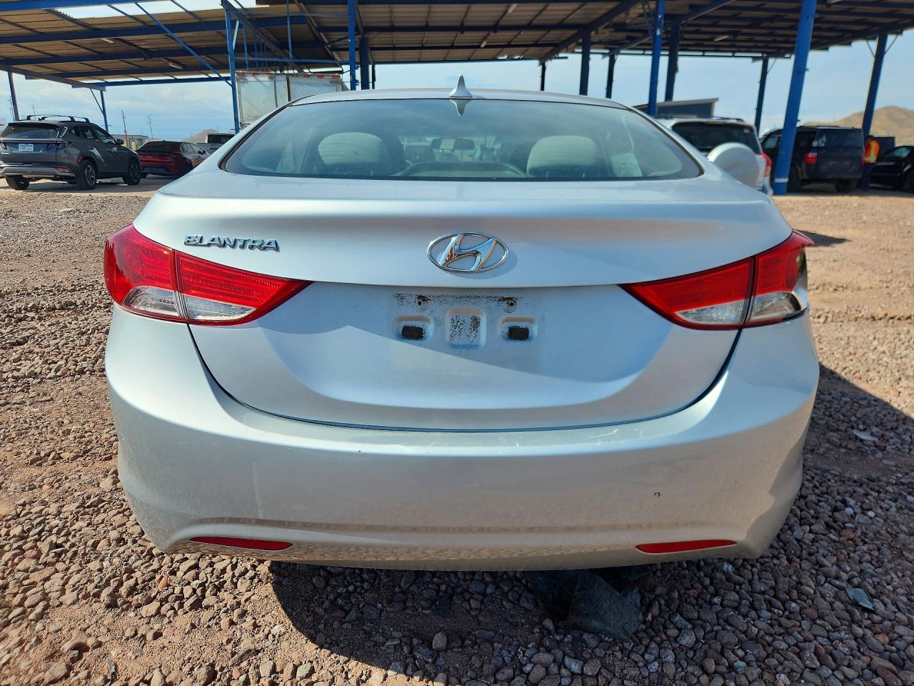 2013 Hyundai Elantra Gls Silver vin: 5NPDH4AE7DH295621